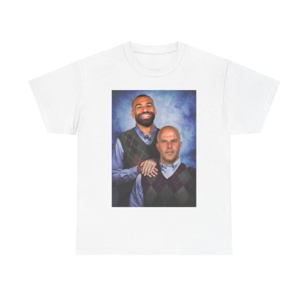 Mohamed Salah & Arne Slot Step Brothers T-Shirt | Liverpool FC Shirt | Football Manager Player Duo Shirt | Soccer Fan Gift, liverpool jersey - Image 5