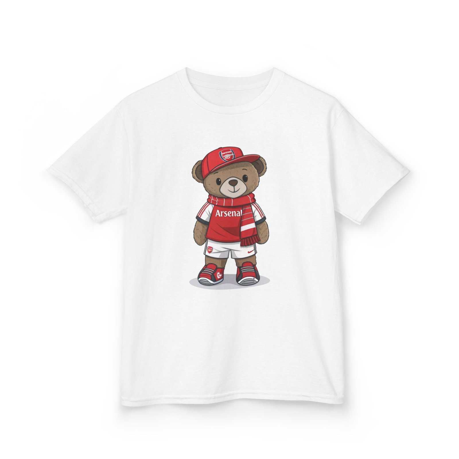 Arsenal Kids T-Shirt | Gunners Youth Football Tee | Junior Arsenal FC Shirt | Soccer Fan Gift for Kids Adorable Kids Tee with Arsenal Bear - Image 7
