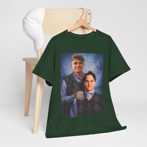 Lando Norris & Oscar Piastri Step Brothers T-Shirt | McLaren F1 Duo | Funny Racing Fan Tee | Formula 1 Gift Funny Unisex Heavy Cotton - Image 42