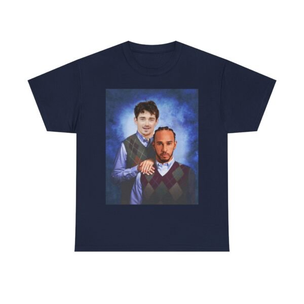 Charles & Lewis T-Shirt | Step Brothers F1 Duo Tee | Racing Fan Gift | Funny Formula 1 Shirt Unisex Heavy Cotton - Image 36