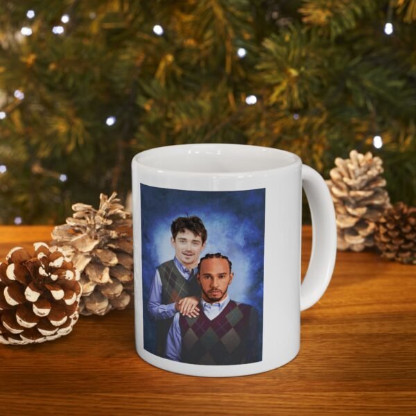 Charles Leclerc & Lewis Hamilton MUG | Step Brothers  F1 Duo Tee | Racing Fan Gift | Funny Formula 1 mug  Funny Mug - Image 9