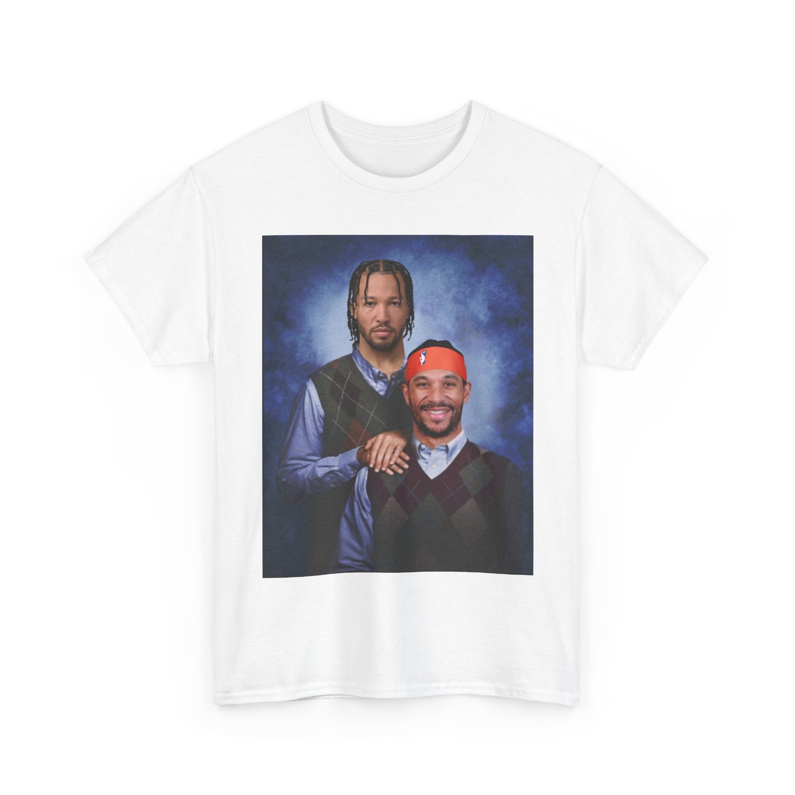 Jalen Brunson & Josh Hart Step Brothers Shirt | New York Knicks Duo Tee | Funny NBA T-Shirt | Basketball Fan Gift | Knicks Shirt - Image 7