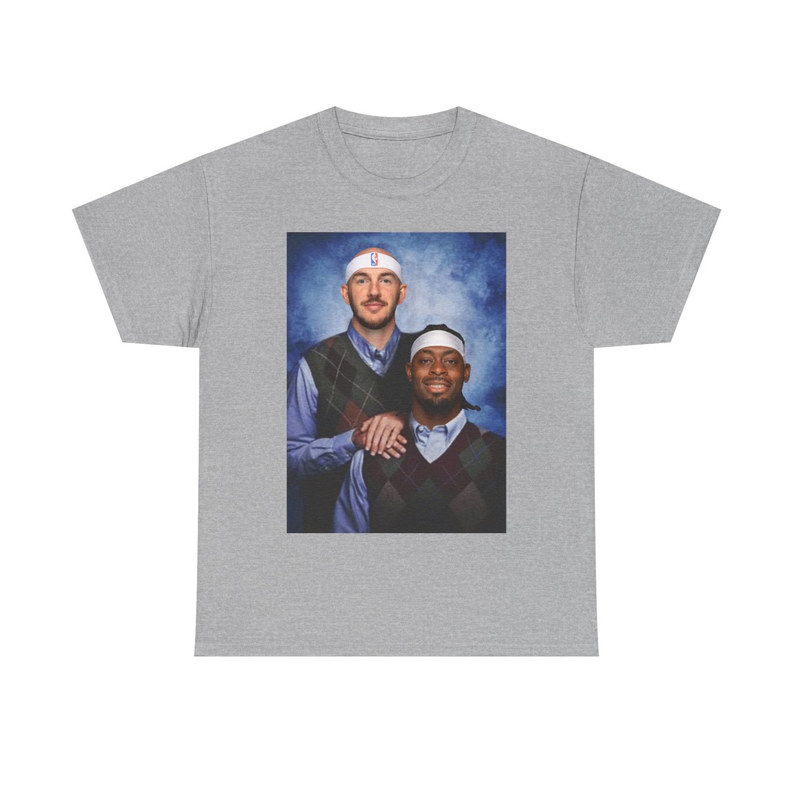 Alex Caruso & Lu Dort Step Brothers T-Shirt | Basketball Duo Tee | Funny Hoops Fan Shirt | Oklahoma City Basketball Gift - Image 21