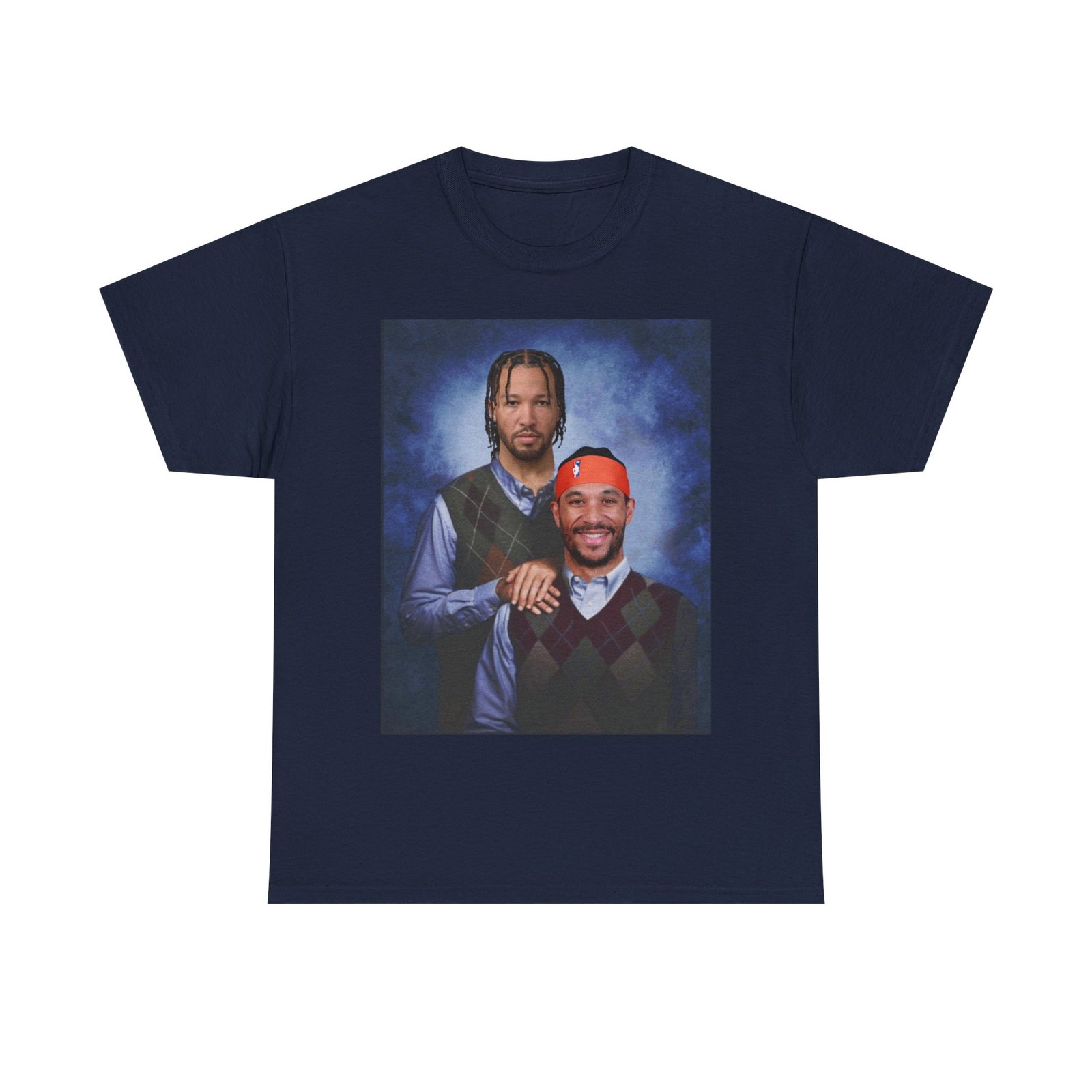 Jalen Brunson & Josh Hart Step Brothers Shirt | New York Knicks Duo Tee | Funny NBA T-Shirt | Basketball Fan Gift | Knicks Shirt - Image 2