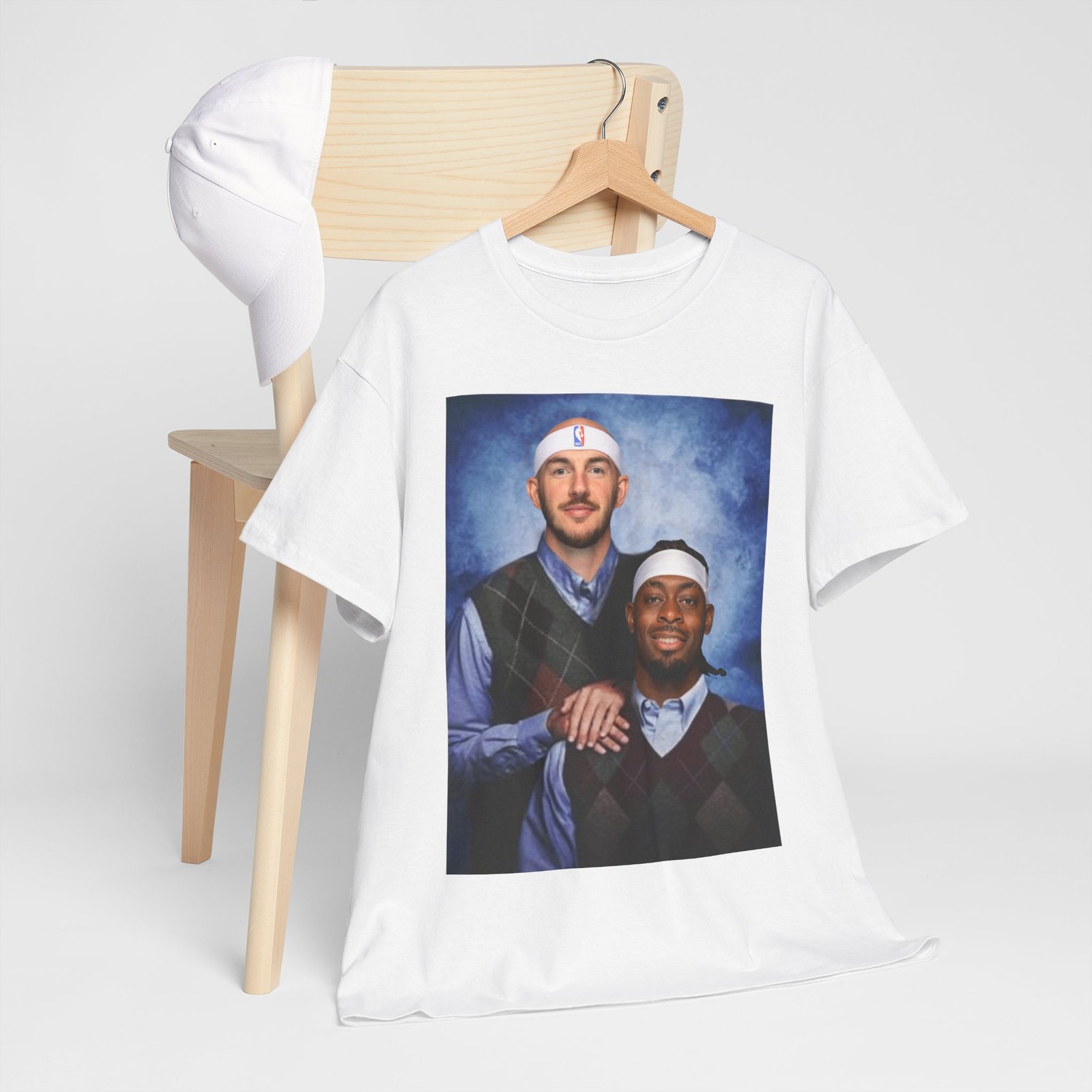 Alex Caruso & Lu Dort Step Brothers T-Shirt | Basketball Duo Tee | Funny Hoops Fan Shirt | Oklahoma City Basketball Gift - Image 10