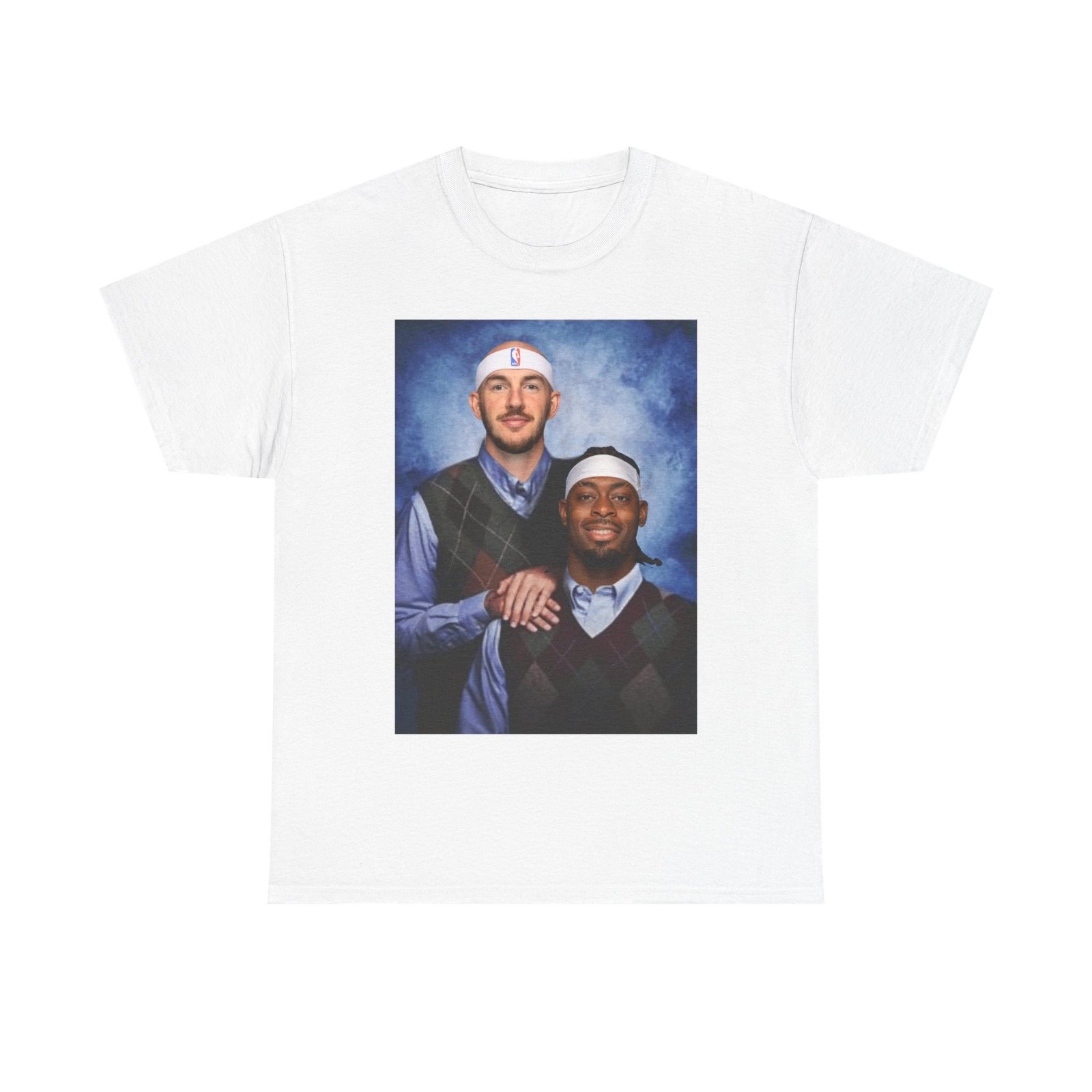 Alex Caruso & Lu Dort Step Brothers T-Shirt | Basketball Duo Tee | Funny Hoops Fan Shirt | Oklahoma City Basketball Gift - Image 6