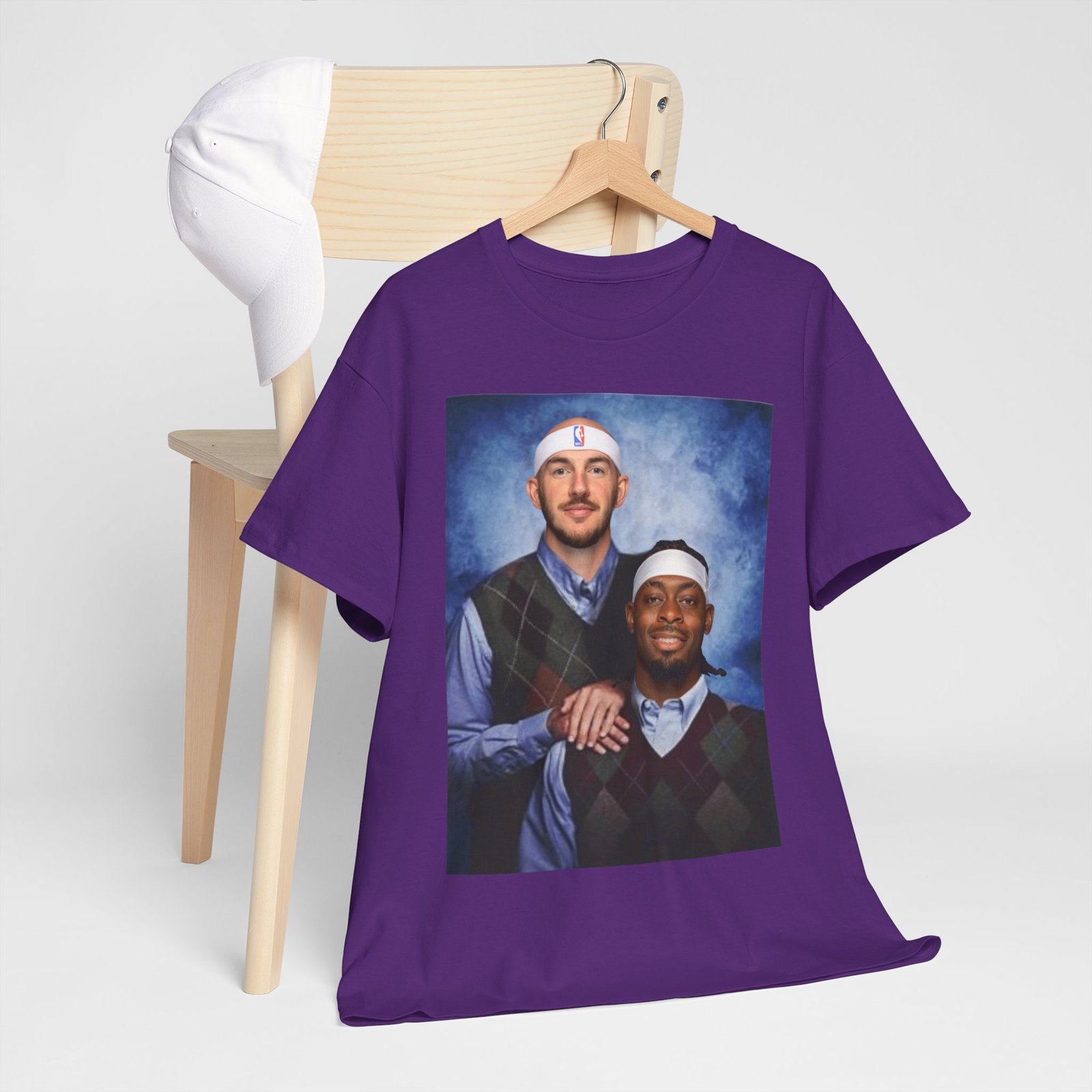Alex Caruso & Lu Dort Step Brothers T-Shirt | Basketball Duo Tee | Funny Hoops Fan Shirt | Oklahoma City Basketball Gift - Image 35