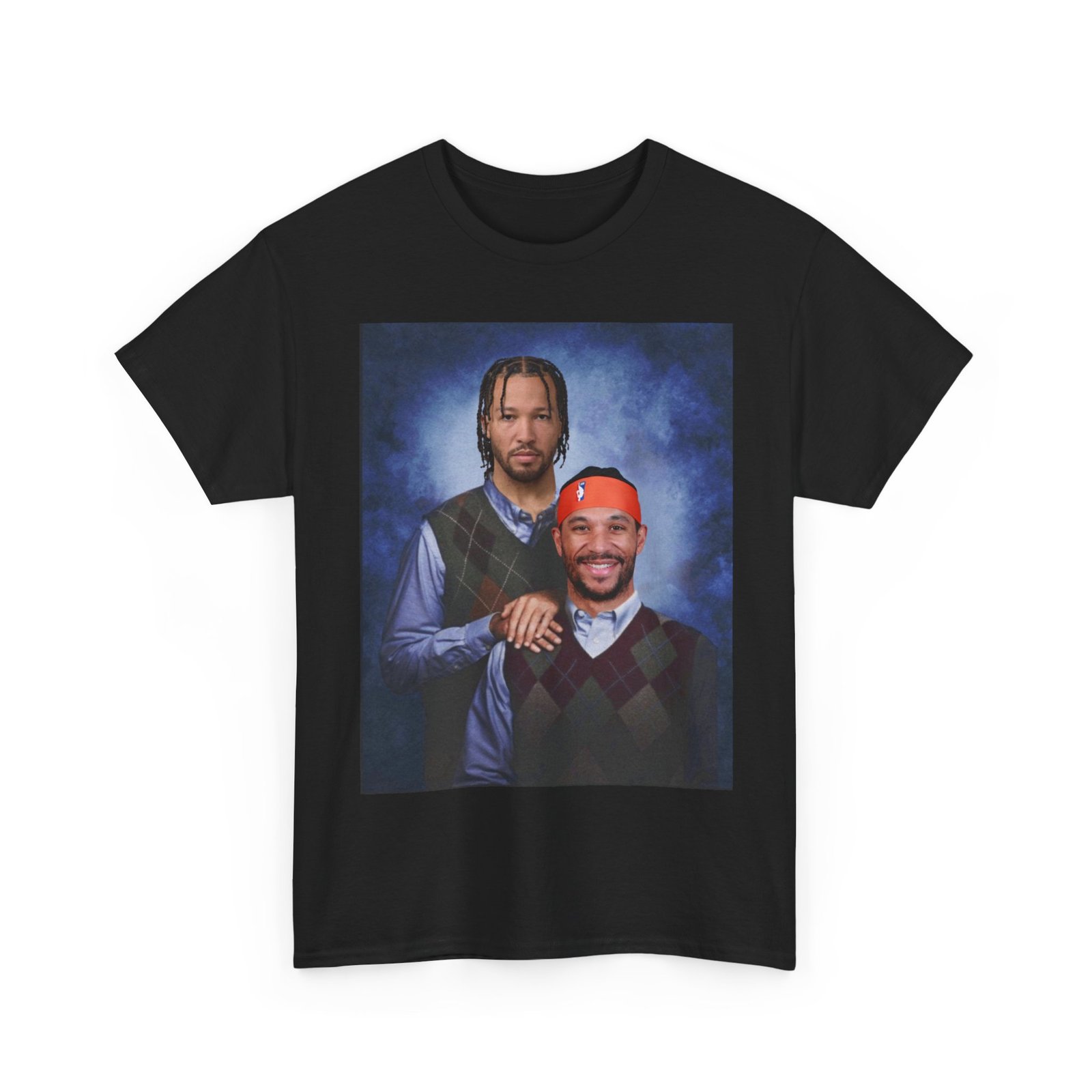 Jalen Brunson & Josh Hart Step Brothers Shirt | New York Knicks Duo Tee | Funny NBA T-Shirt | Basketball Fan Gift | Knicks Shirt - Image 15