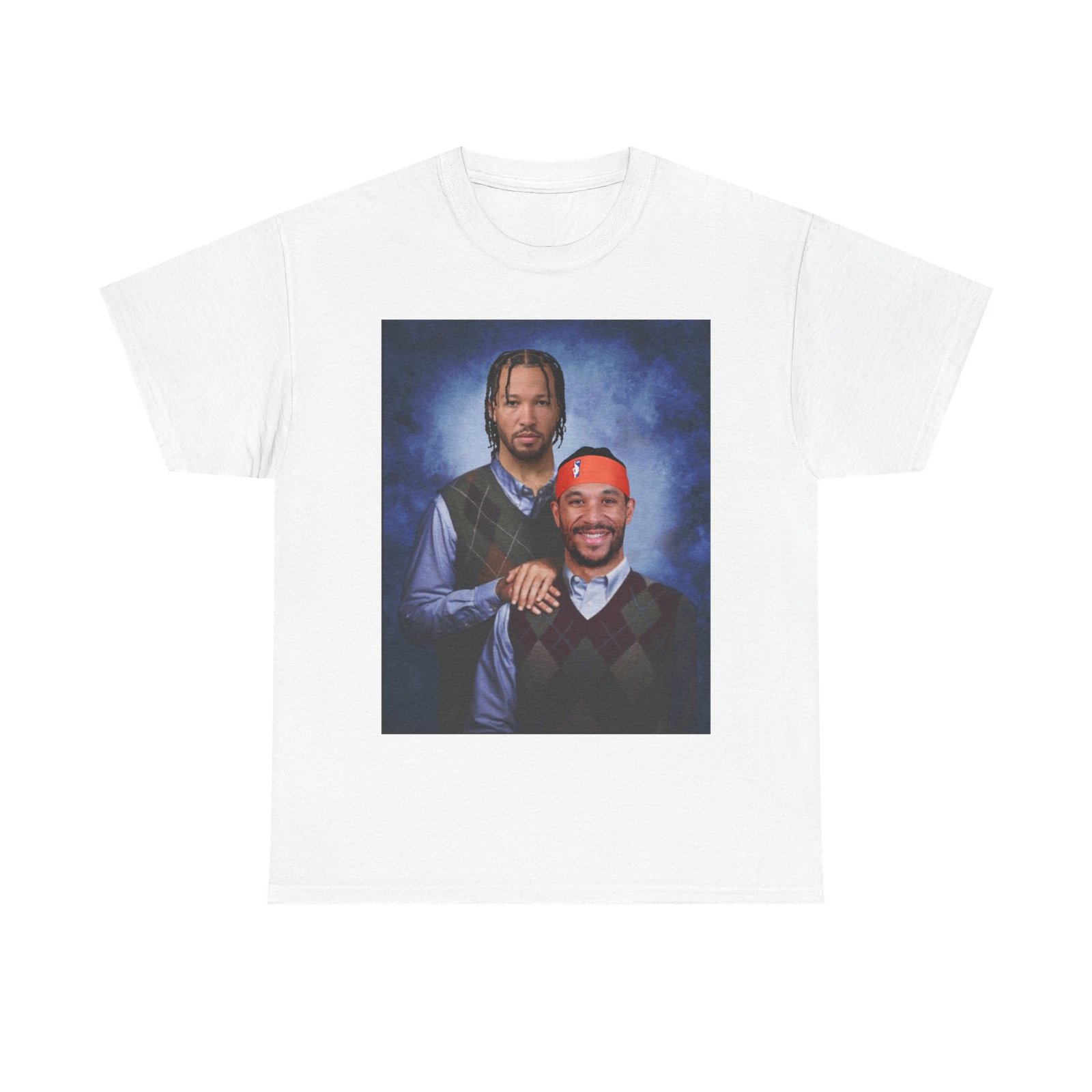 Jalen Brunson & Josh Hart Step Brothers Shirt | New York Knicks Duo Tee | Funny NBA T-Shirt | Basketball Fan Gift | Knicks Shirt - Image 5