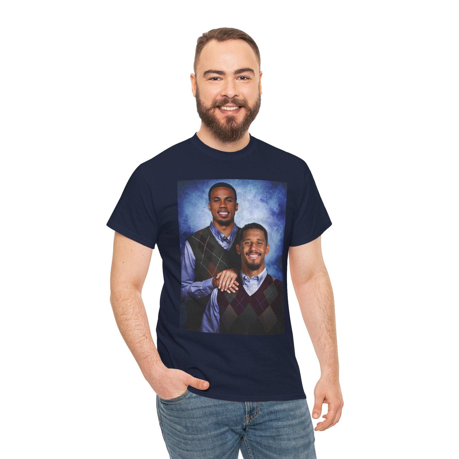 Gabriel & William Saliba T-Shirt | Arsenal FC Shirt | Step brother Shirt | Unisex Heavy Cotton Tee | Arsenal Football | Arsenal Gift - Image 6