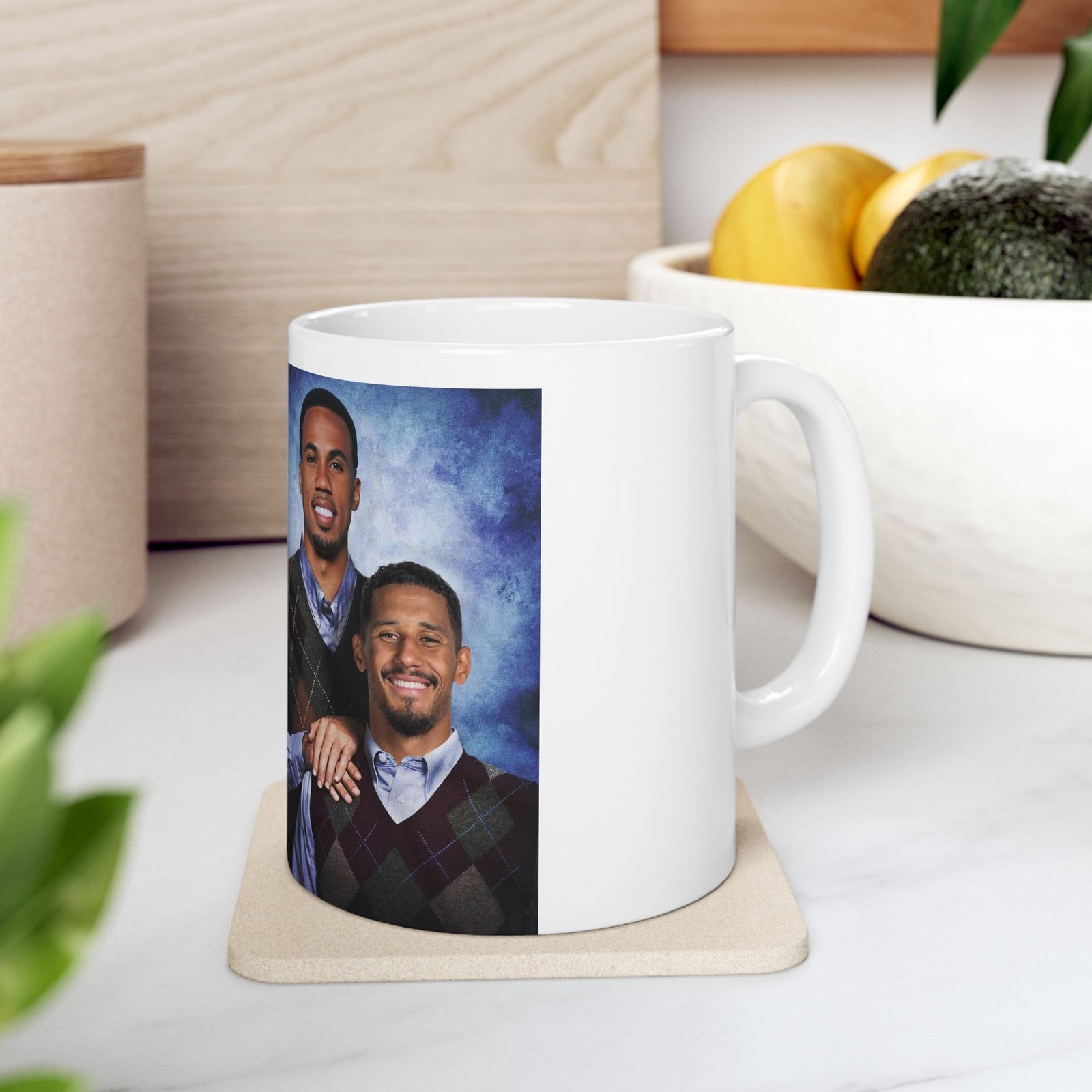 Gabriel Magalhães & William Saliba Step Brothers Mug Arsenal Defender Duo Gift, Football Fan Coffee Cup Ceramic Mug - Image 9