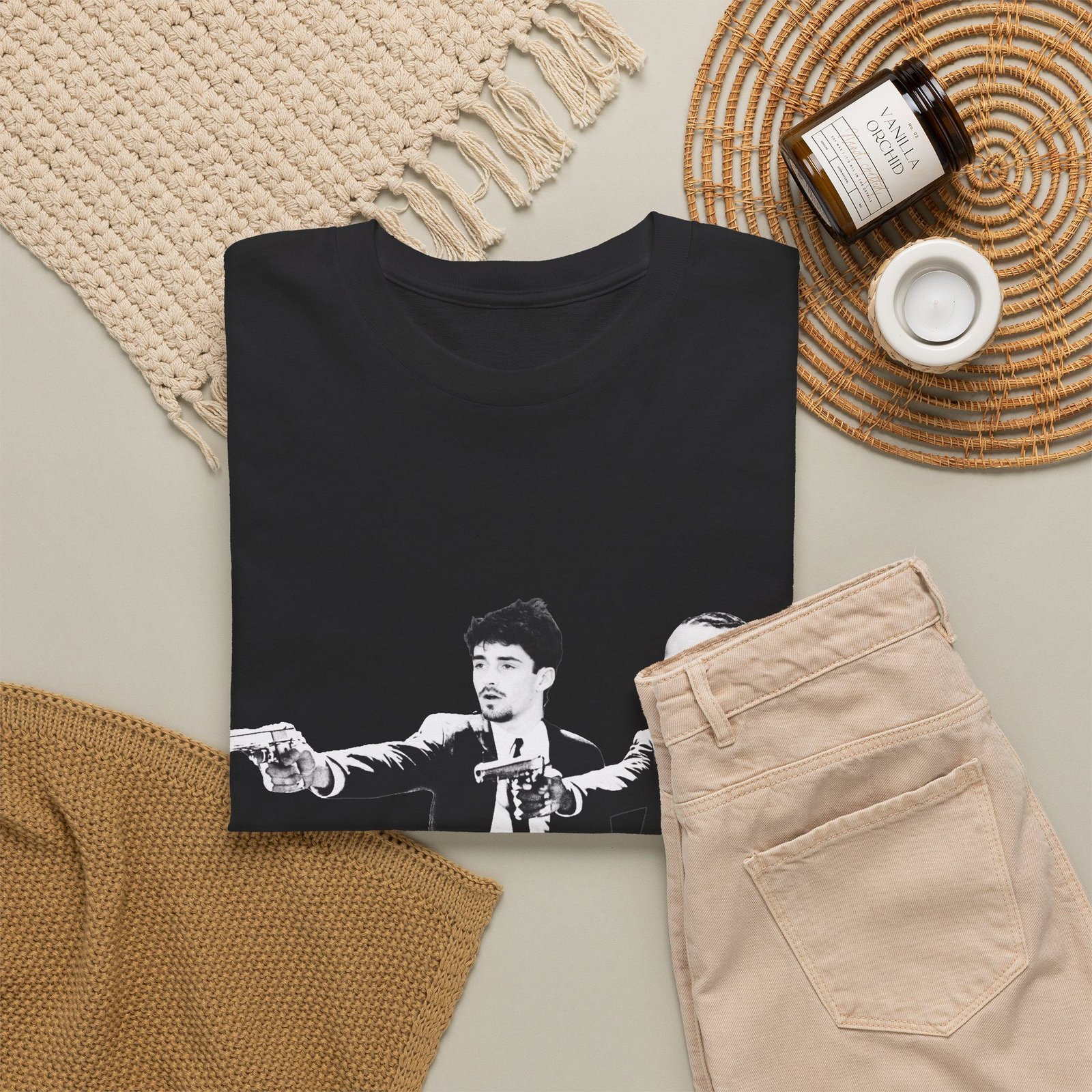 Lewis Hamilton & Charles Leclerc Pulp Fiction Style T-Shirt | F1 Fan Tee | Ferrari Formula 1 Shirt | Vintage Graphic Tee | Funny F1 Shirt - Image 5