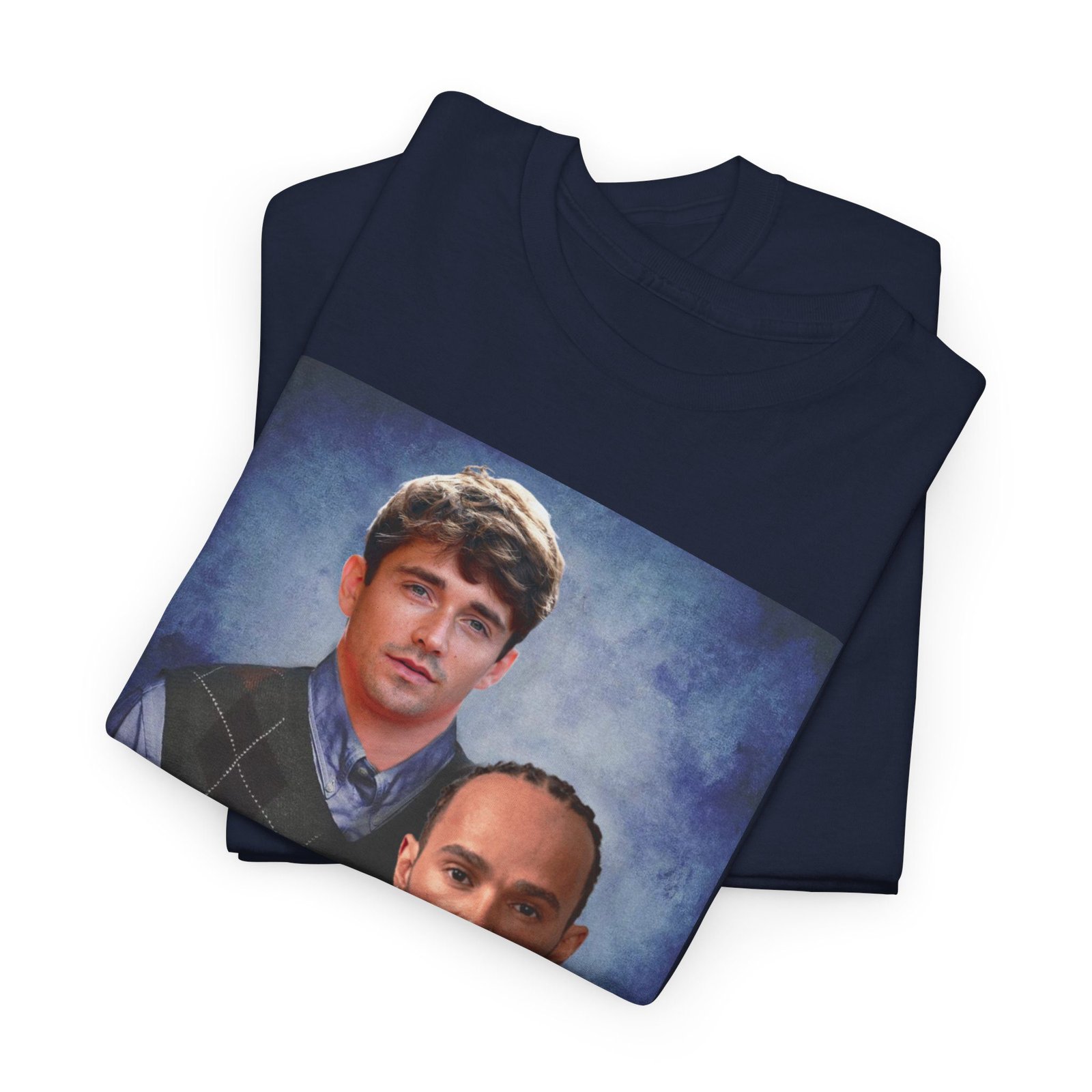 Charles Leclerc & Lewis Hamilton T-Shirt | Step Brothers F1 Duo Tee | Racing Fan Gift | Funny Formula 1 Shirt Unisex Heavy Cotton - Image 6