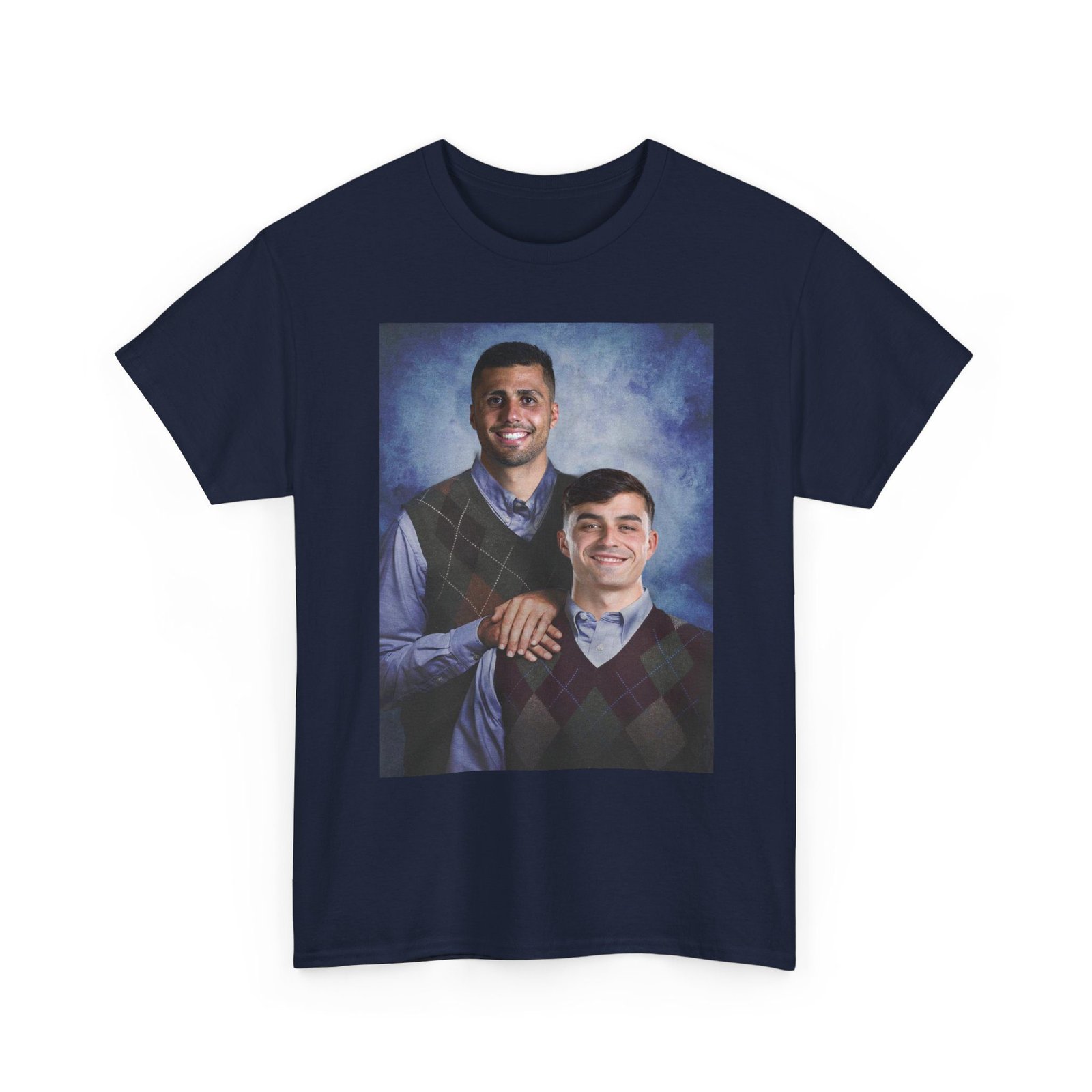 Pedri & Rodri Step Brothers T-Shirt | Barcelona Football Shirt | Barca Fan Gift | Spanish Soccer Tee | Vintage Graphic Unisex Shirt - Image 6