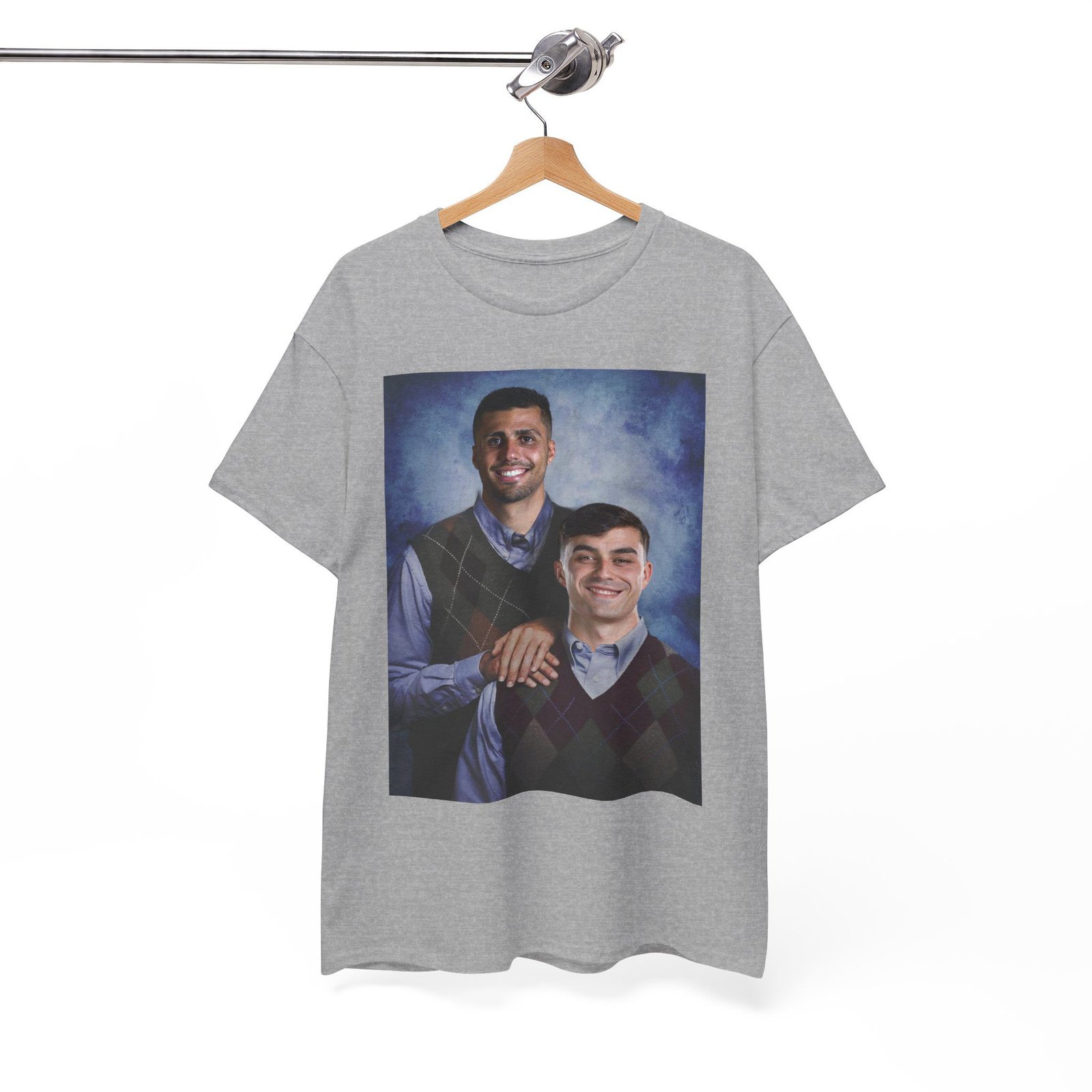Pedri & Rodri Step Brothers T-Shirt | Barcelona Football Shirt | Barca Fan Gift | Spanish Soccer Tee | Vintage Graphic Unisex Shirt - Image 23