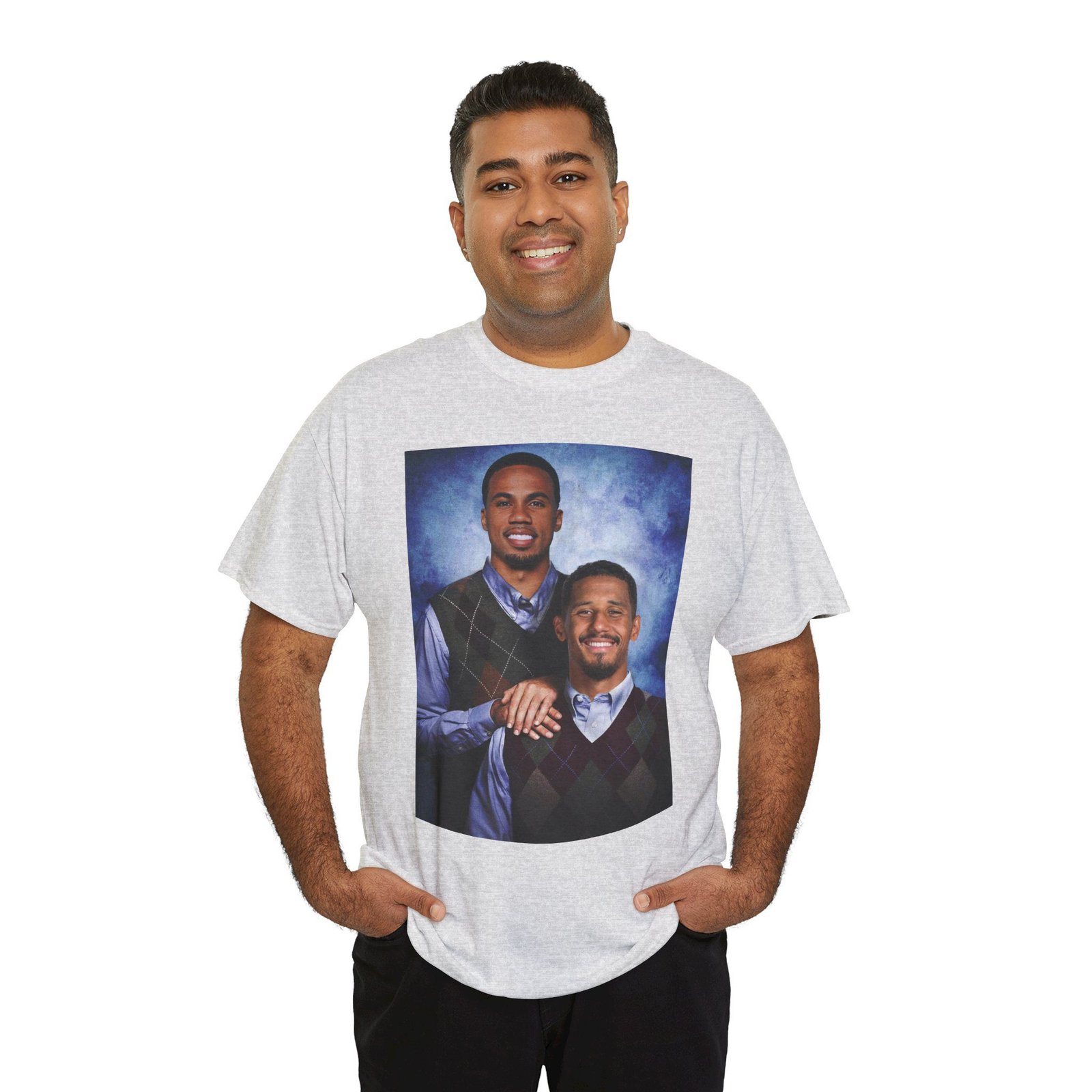 Gabriel & William Saliba T-Shirt | Arsenal FC Shirt | Step brother Shirt | Unisex Heavy Cotton Tee | Arsenal Football | Arsenal Gift - Image 28