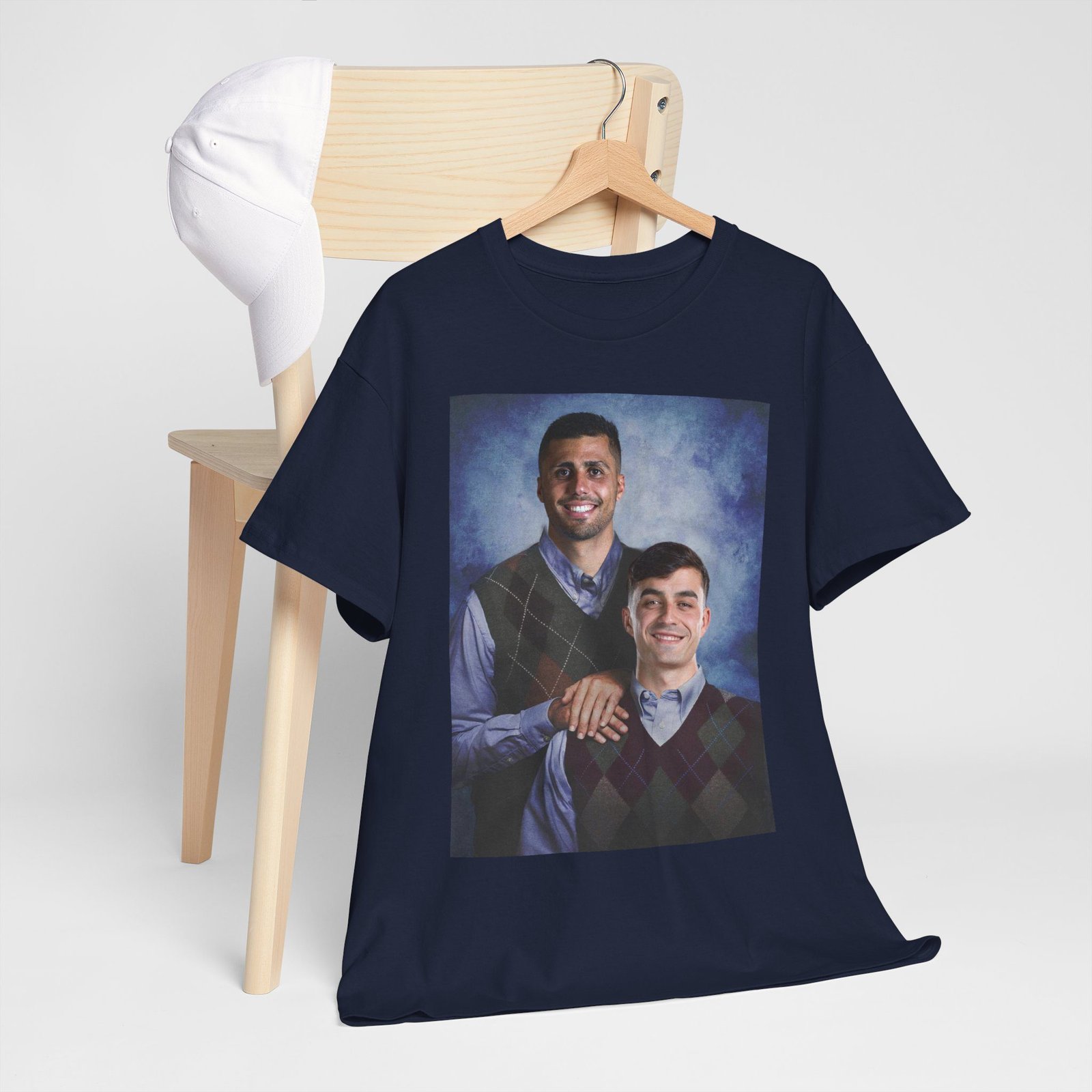 Pedri & Rodri Step Brothers T-Shirt | Barcelona Football Shirt | Barca Fan Gift | Spanish Soccer Tee | Vintage Graphic Unisex Shirt - Image 11