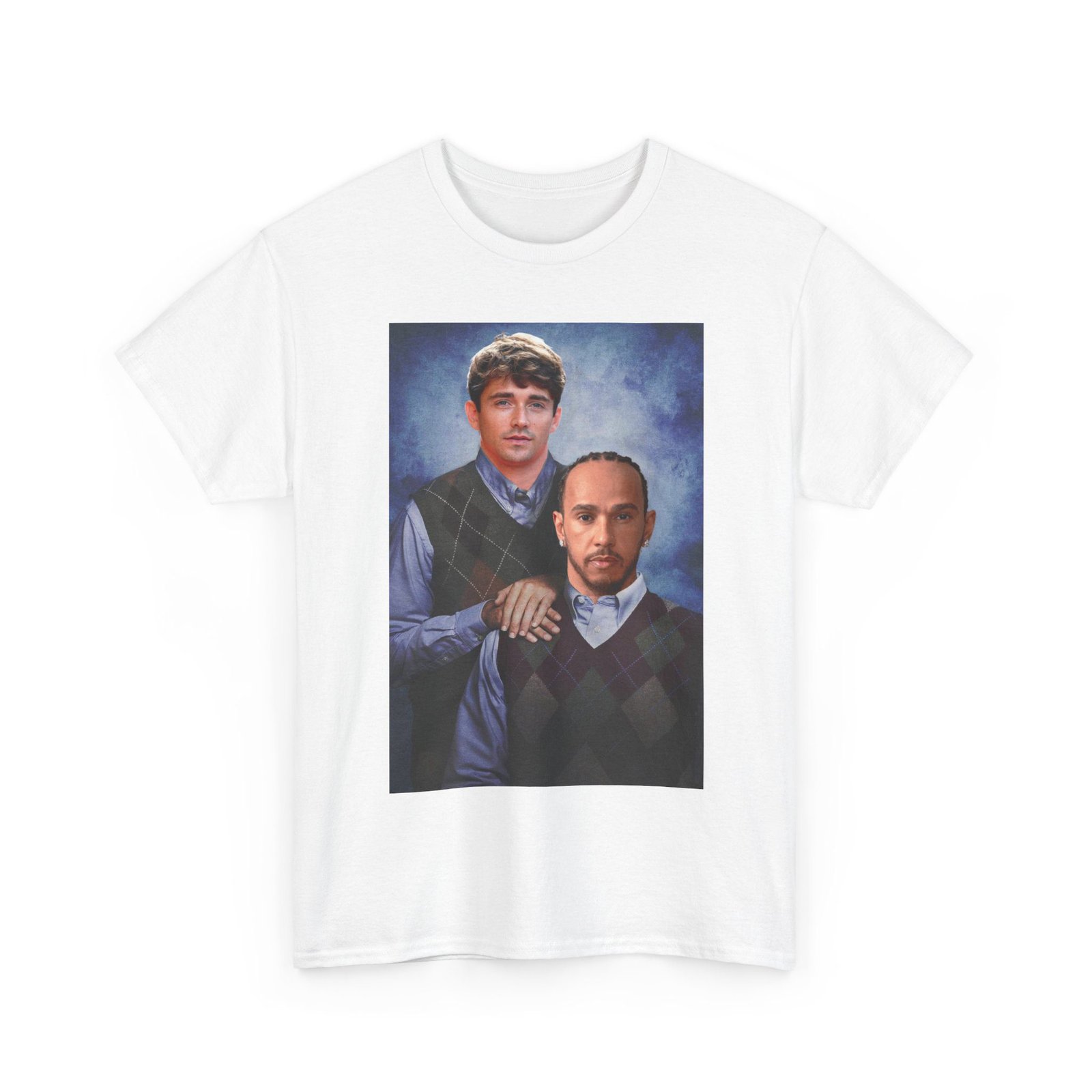 Charles Leclerc & Lewis Hamilton T-Shirt | Step Brothers F1 Duo Tee | Racing Fan Gift | Funny Formula 1 Shirt Unisex Heavy Cotton - Image 25