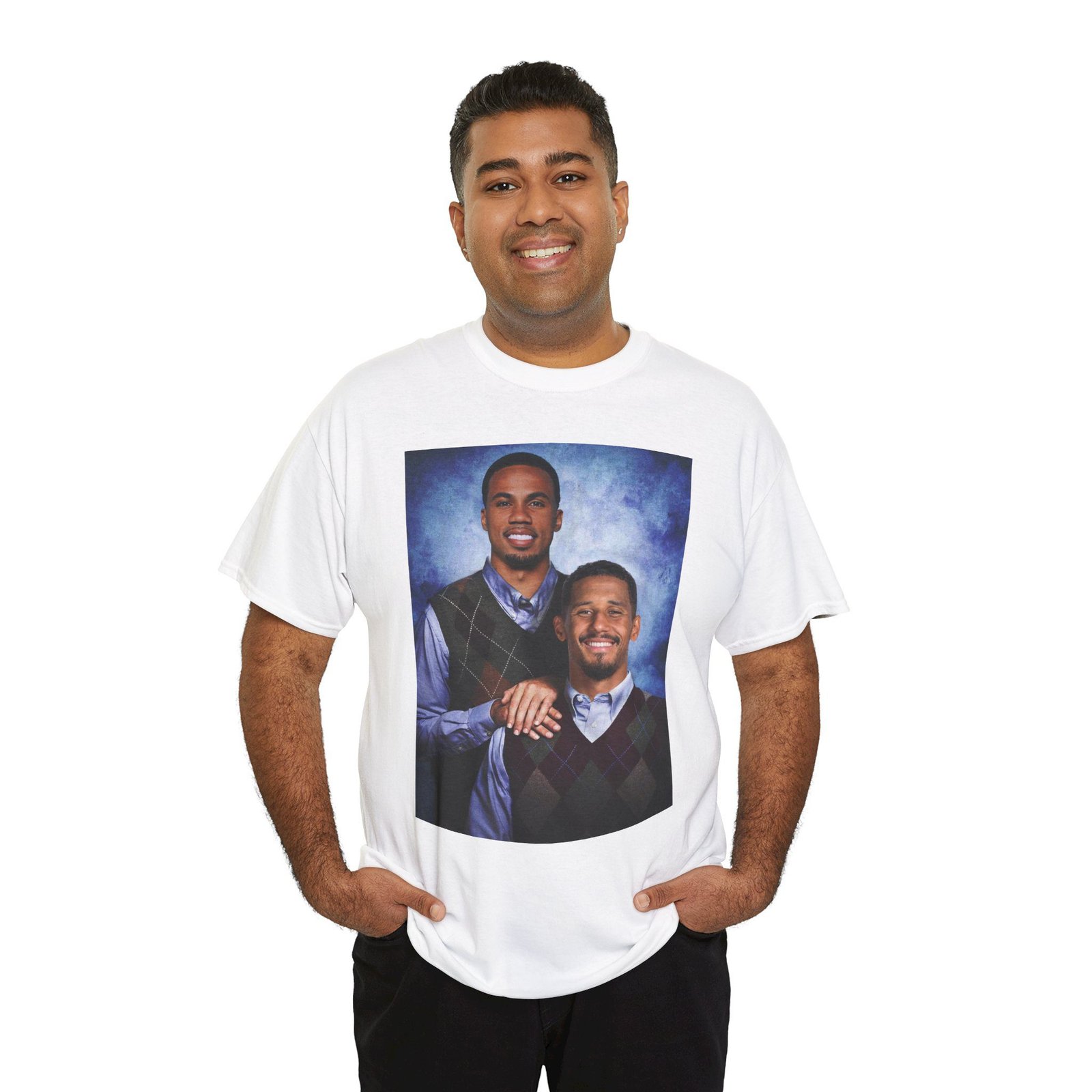 Gabriel & William Saliba T-Shirt | Arsenal FC Shirt | Step brother Shirt | Unisex Heavy Cotton Tee | Arsenal Football | Arsenal Gift - Image 19