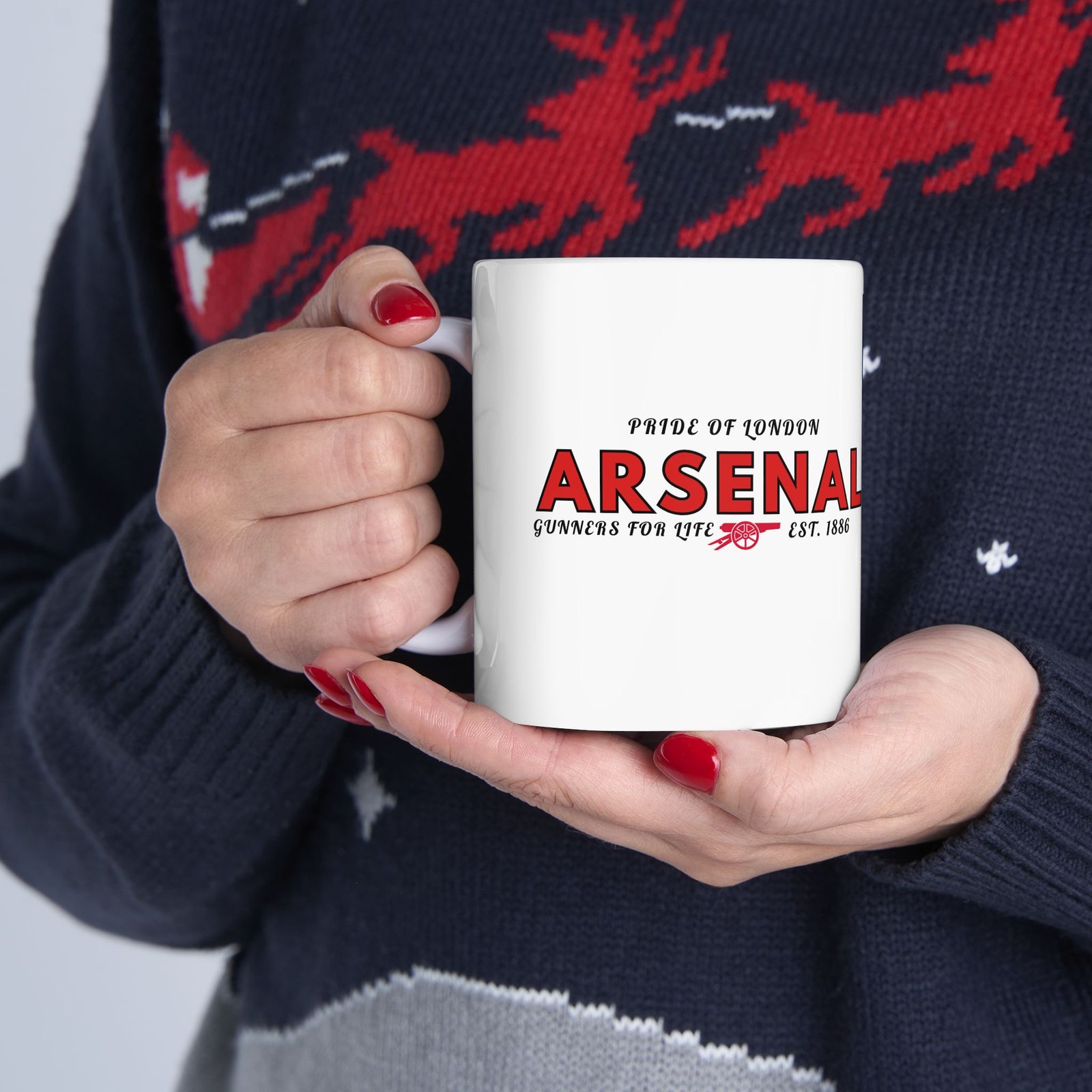 Gabriel Magalhães & William Saliba Step Brothers Mug Arsenal Defender Duo Gift, Football Fan Coffee Cup Ceramic Mug - Image 7