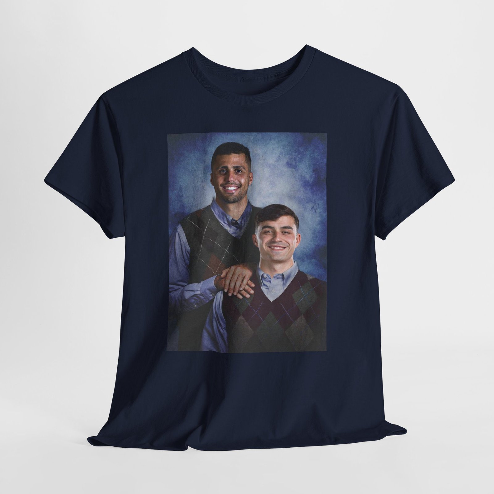 Pedri & Rodri Step Brothers T-Shirt | Barcelona Football Shirt | Barca Fan Gift | Spanish Soccer Tee | Vintage Graphic Unisex Shirt - Image 2