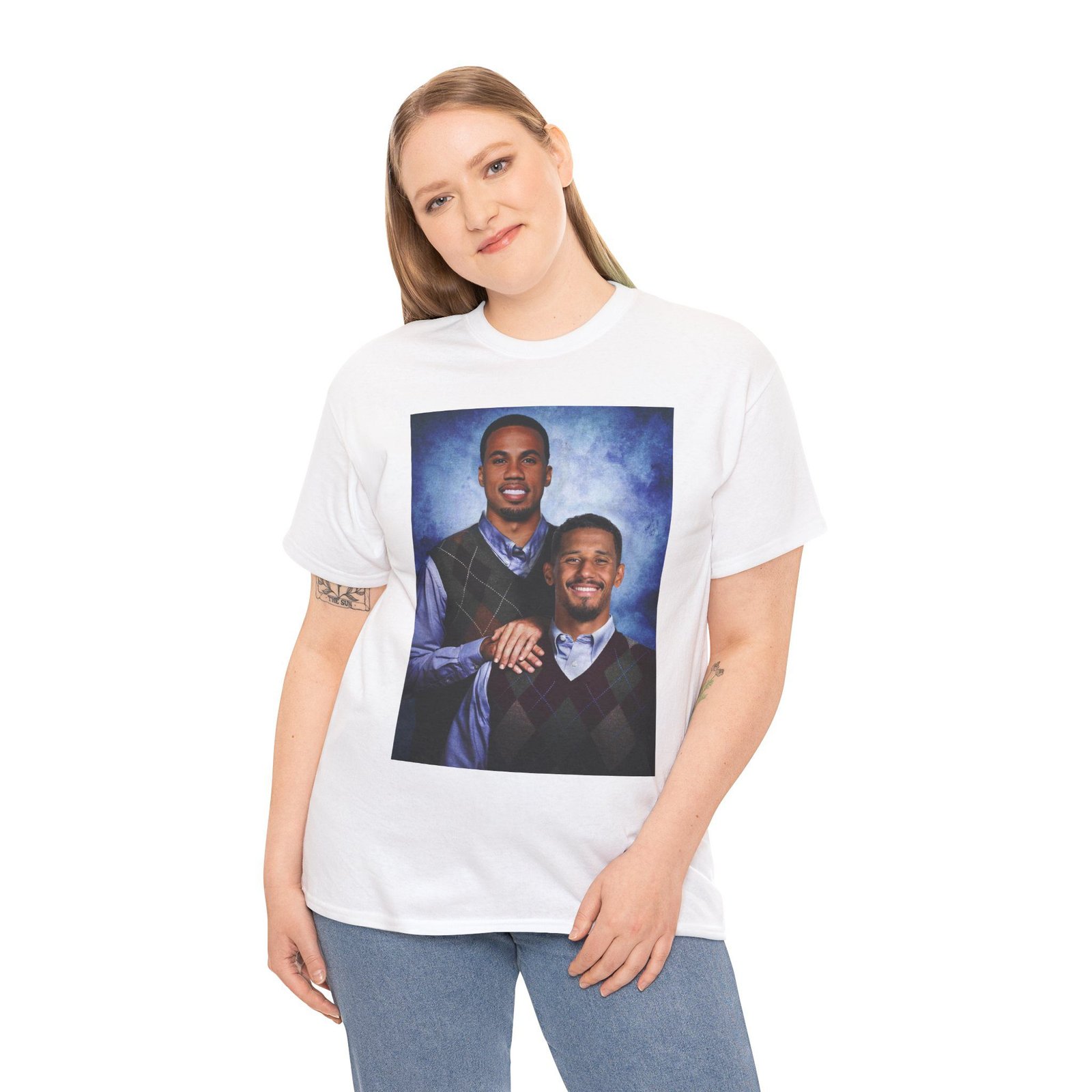 Gabriel & William Saliba T-Shirt | Arsenal FC Shirt | Step brother Shirt | Unisex Heavy Cotton Tee | Arsenal Football | Arsenal Gift - Image 18
