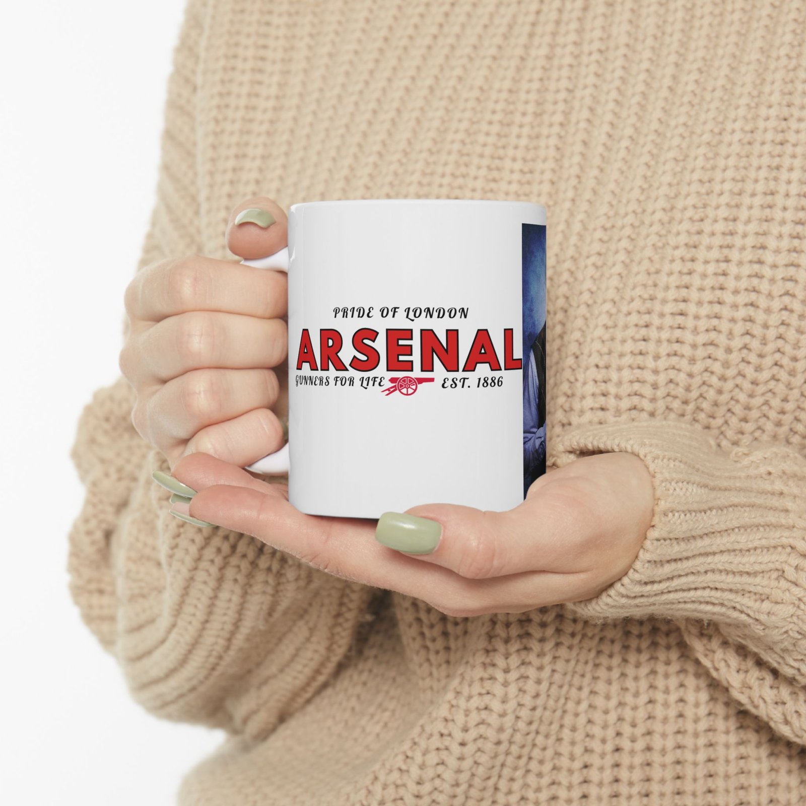 Gabriel Magalhães & William Saliba Step Brothers Mug Arsenal Defender Duo Gift, Football Fan Coffee Cup Ceramic Mug - Image 8