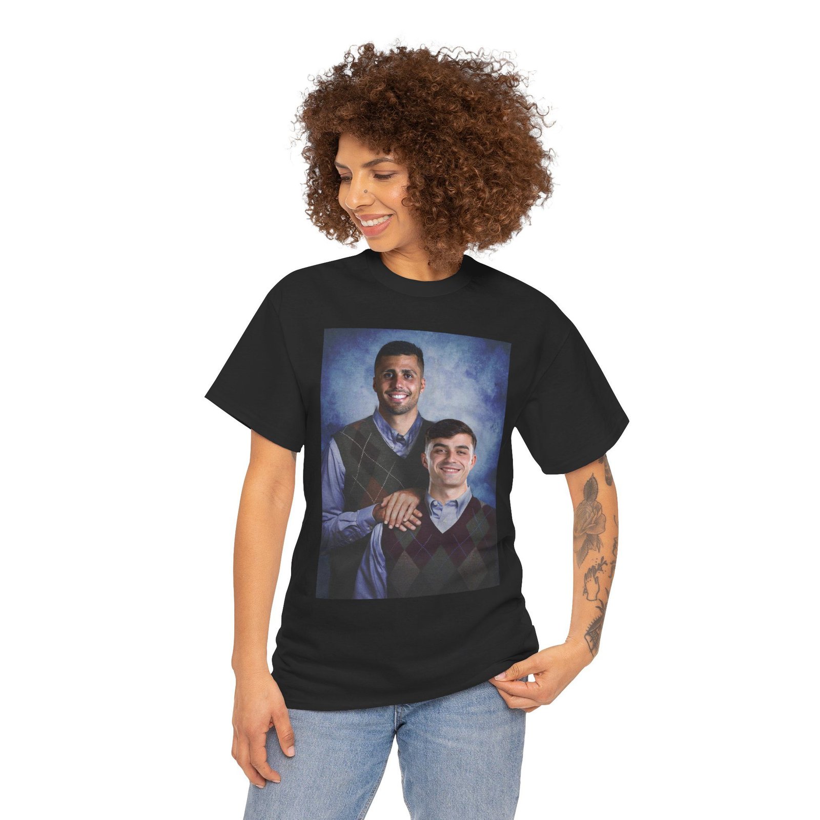 Pedri & Rodri Step Brothers T-Shirt | Barcelona Football Shirt | Barca Fan Gift | Spanish Soccer Tee | Vintage Graphic Unisex Shirt - Image 38