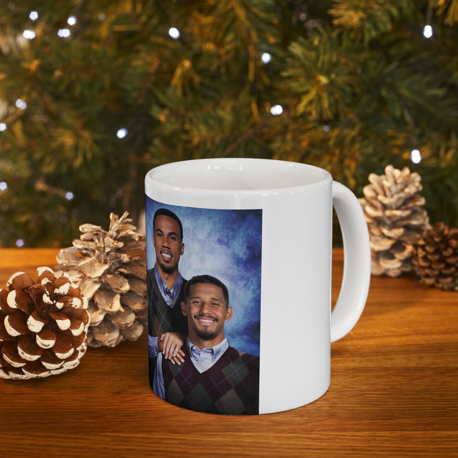 Gabriel Magalhães & William Saliba Step Brothers Mug Arsenal Defender Duo Gift, Football Fan Coffee Cup Ceramic Mug - Image 6