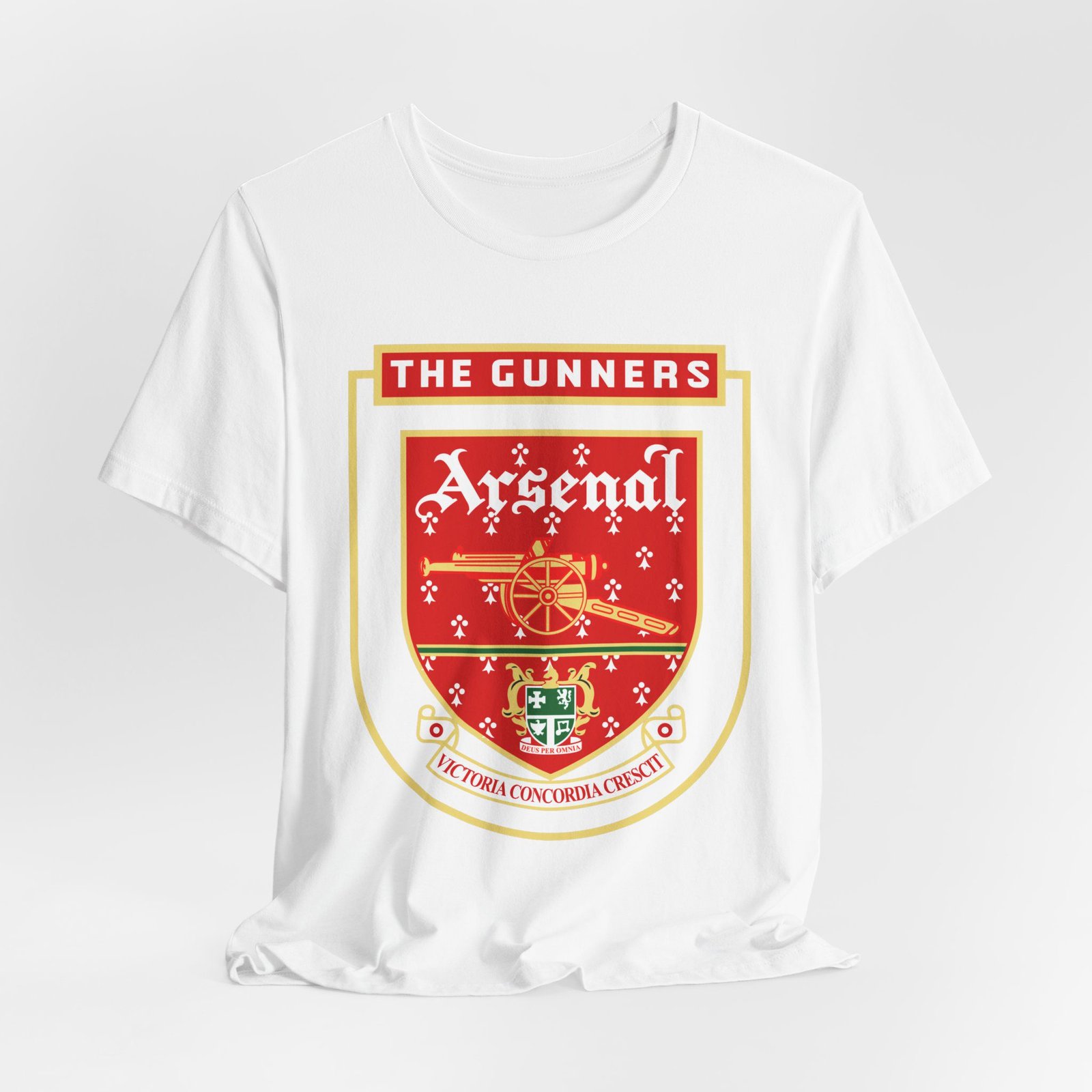 Retro Vintage Arsenal Logo T-Shirt | Arsenal Fan Tee | Arsenal FC Apparel | Gift for Him or Her | Unisex Jersey Short Sleeve Tee - Image 11