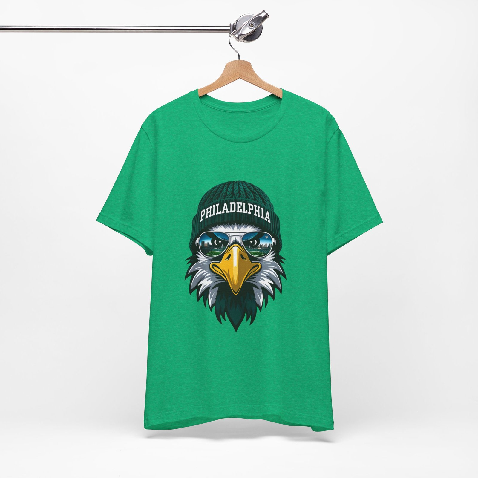 Philly Football T-Shirt | Cool Mascot with Glasses | Vintage Philly Fan Apparel | Retro Football Tee, philly goose , philadelphia eagles - Image 55
