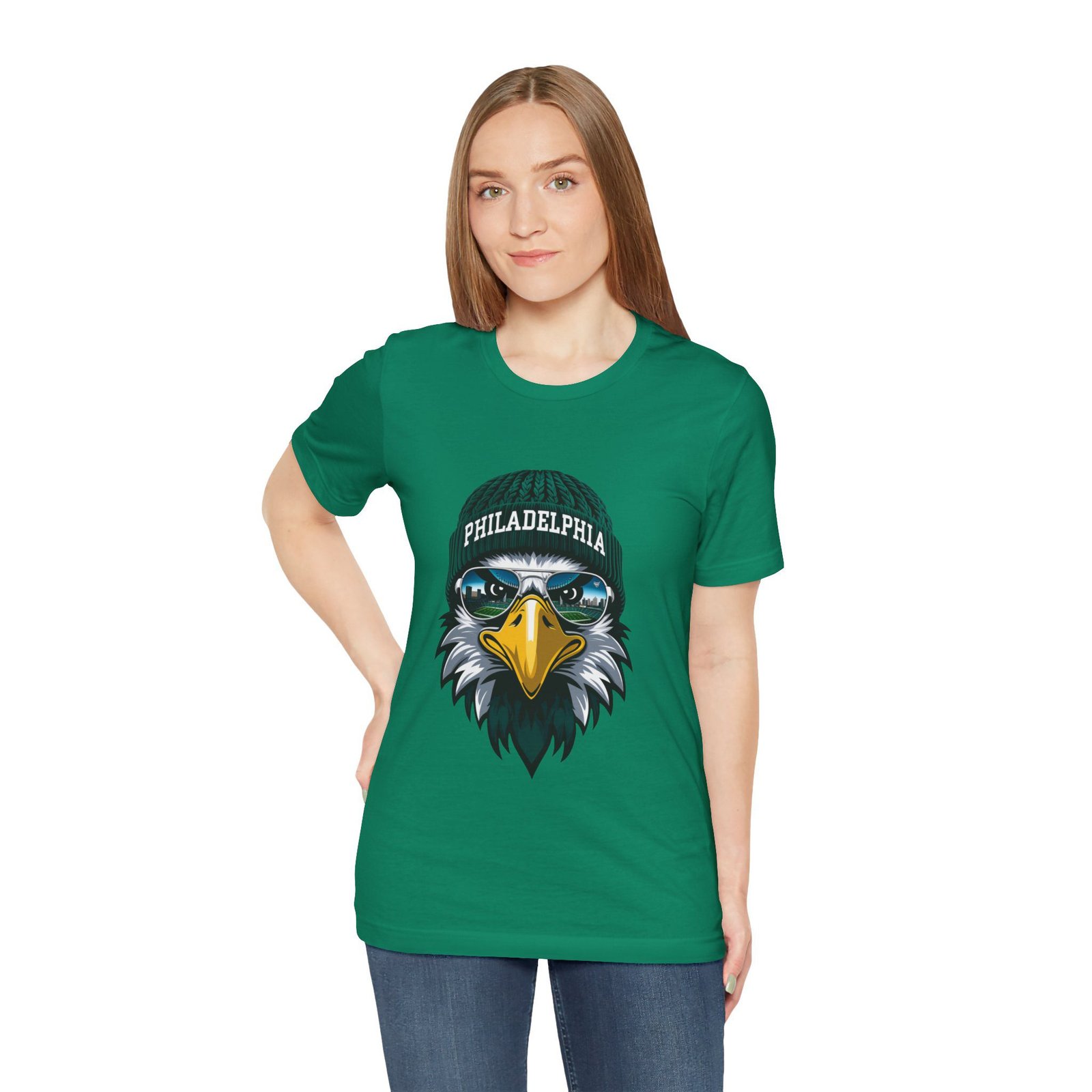 Philly Football T-Shirt | Cool Mascot with Glasses | Vintage Philly Fan Apparel | Retro Football Tee, philly goose , philadelphia eagles