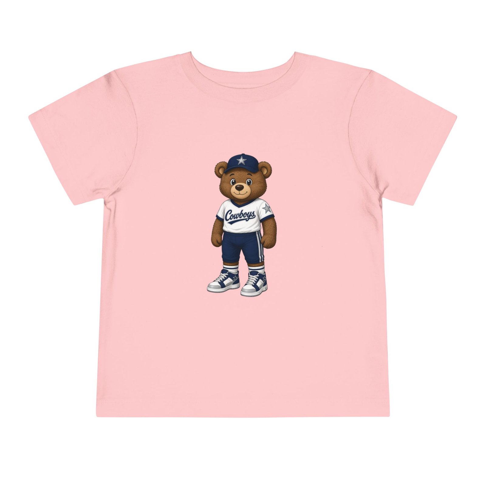 Cowboys Teddy Bear Kids T Shirt | Dallas Football Shirt | Cute Bear Tee | Cowboys Fan Gift | Toddler (2T–5/6T) - Image 17