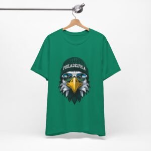 Alternative view of Philly Football T-Shirt | Cool Mascot with Glasses | Vintage Philly Fan Apparel | Retro Football Tee, philly goose , philadelphia eagles