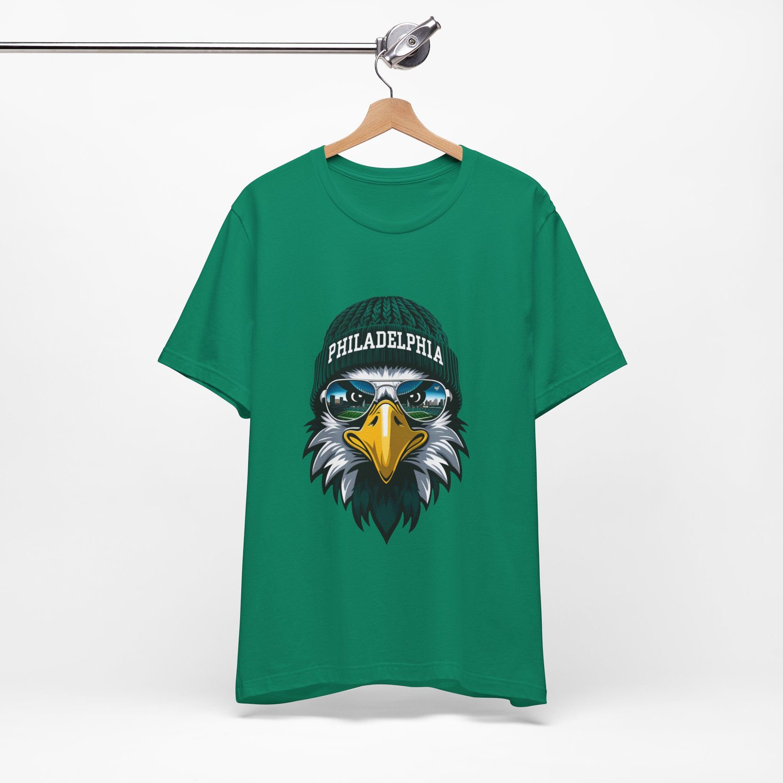 Philly Football T-Shirt | Cool Mascot with Glasses | Vintage Philly Fan Apparel | Retro Football Tee, philly goose , philadelphia eagles - Image 2