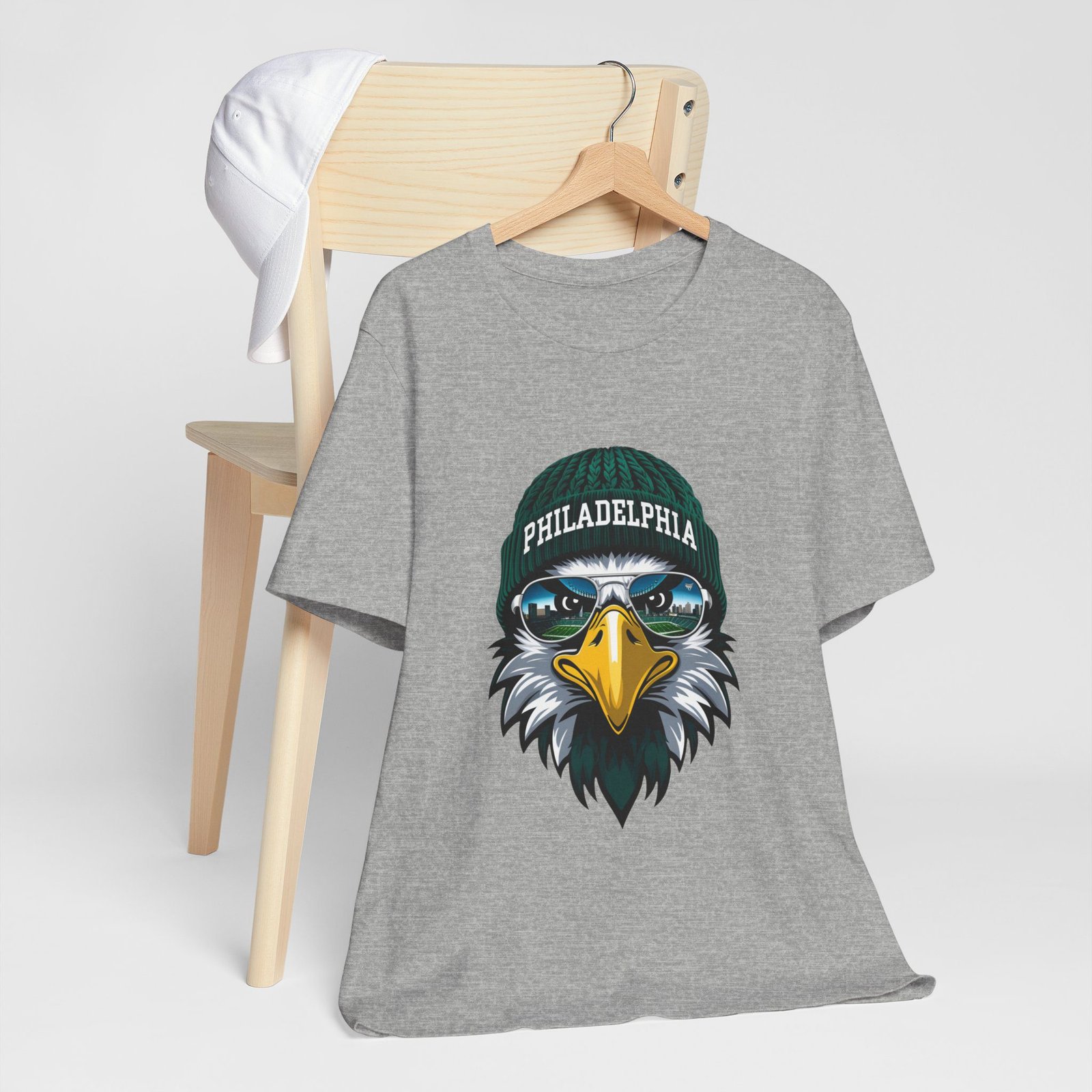 Philly Football T-Shirt | Cool Mascot with Glasses | Vintage Philly Fan Apparel | Retro Football Tee, philly goose , philadelphia eagles - Image 63