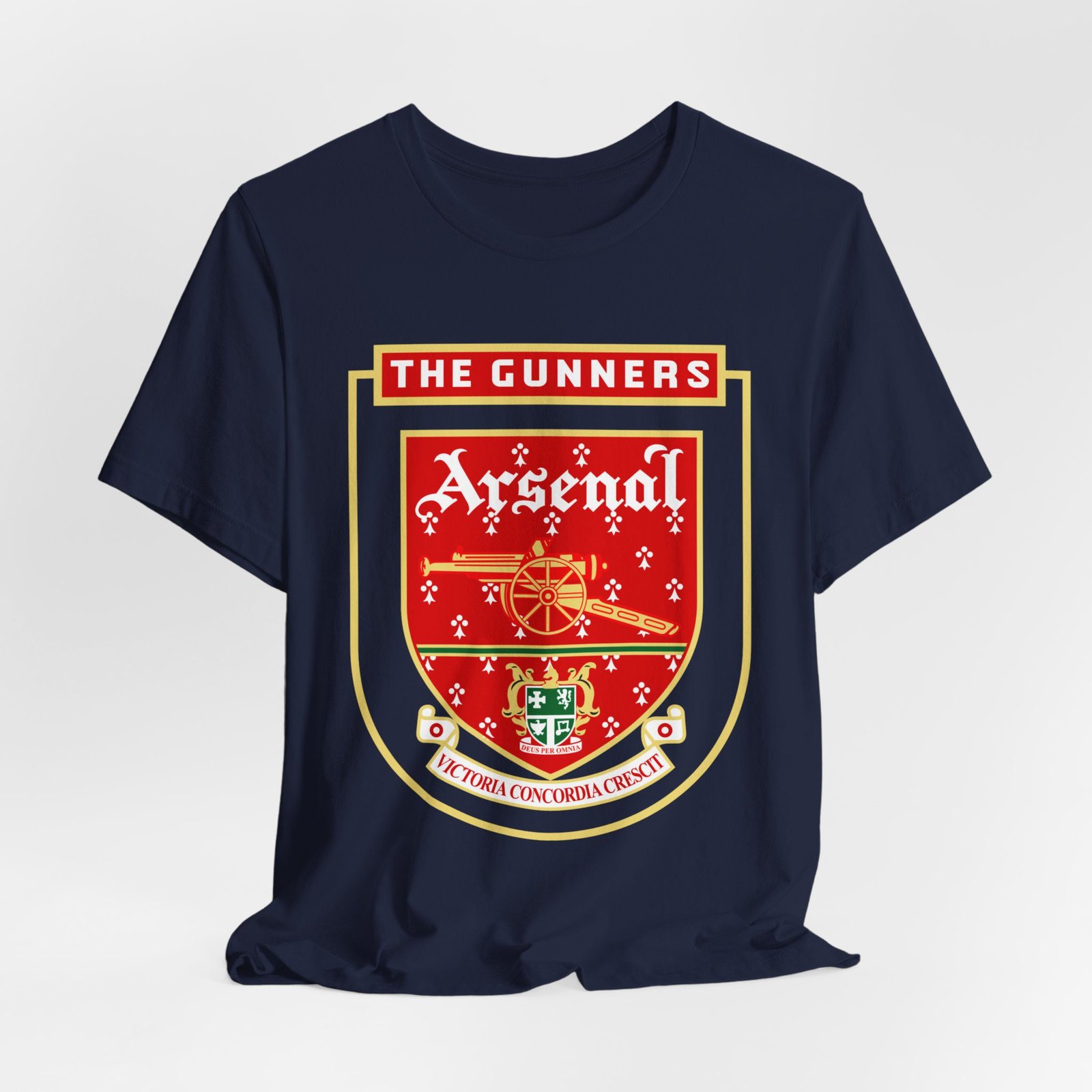 Retro Vintage Arsenal Logo T-Shirt | Arsenal Fan Tee | Arsenal FC Apparel | Gift for Him or Her | Unisex Jersey Short Sleeve Tee - Image 6