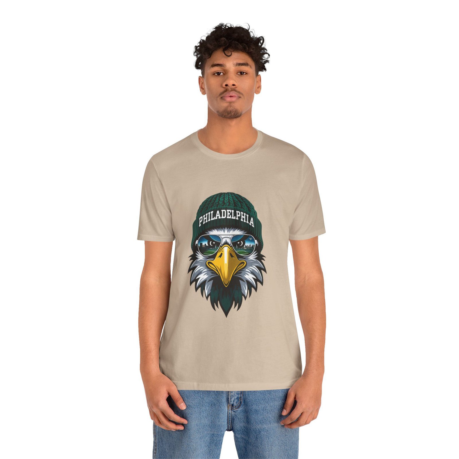 Philly Football T-Shirt | Cool Mascot with Glasses | Vintage Philly Fan Apparel | Retro Football Tee, philly goose , philadelphia eagles - Image 40