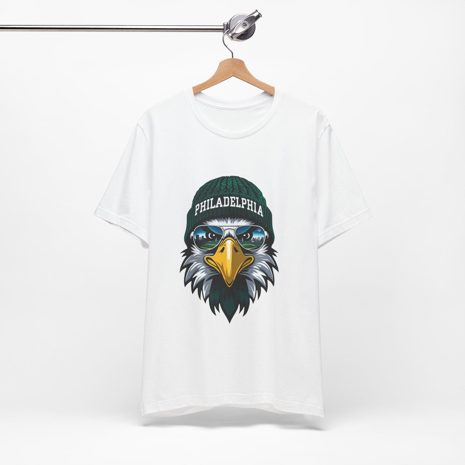 Philly Football T-Shirt | Cool Mascot with Glasses | Vintage Philly Fan Apparel | Retro Football Tee, philly goose , philadelphia eagles - Image 7