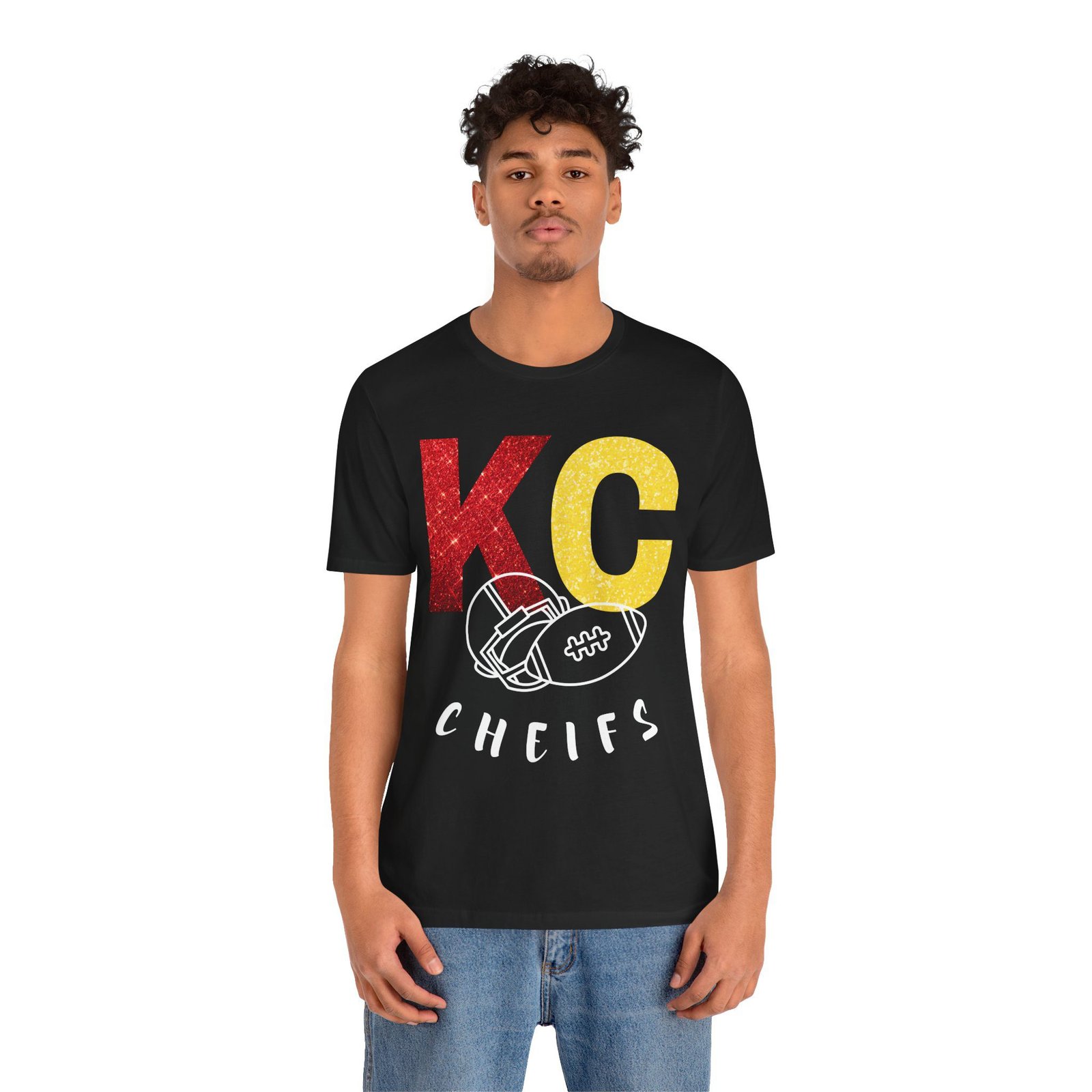 Kansas City Chiefs t shirt | KC Chiefs Hoodie | Vintage Football Pullover | Game Day Apparel | Gift for Chiefs Jersey Short Sleeve Tee - Image 9
