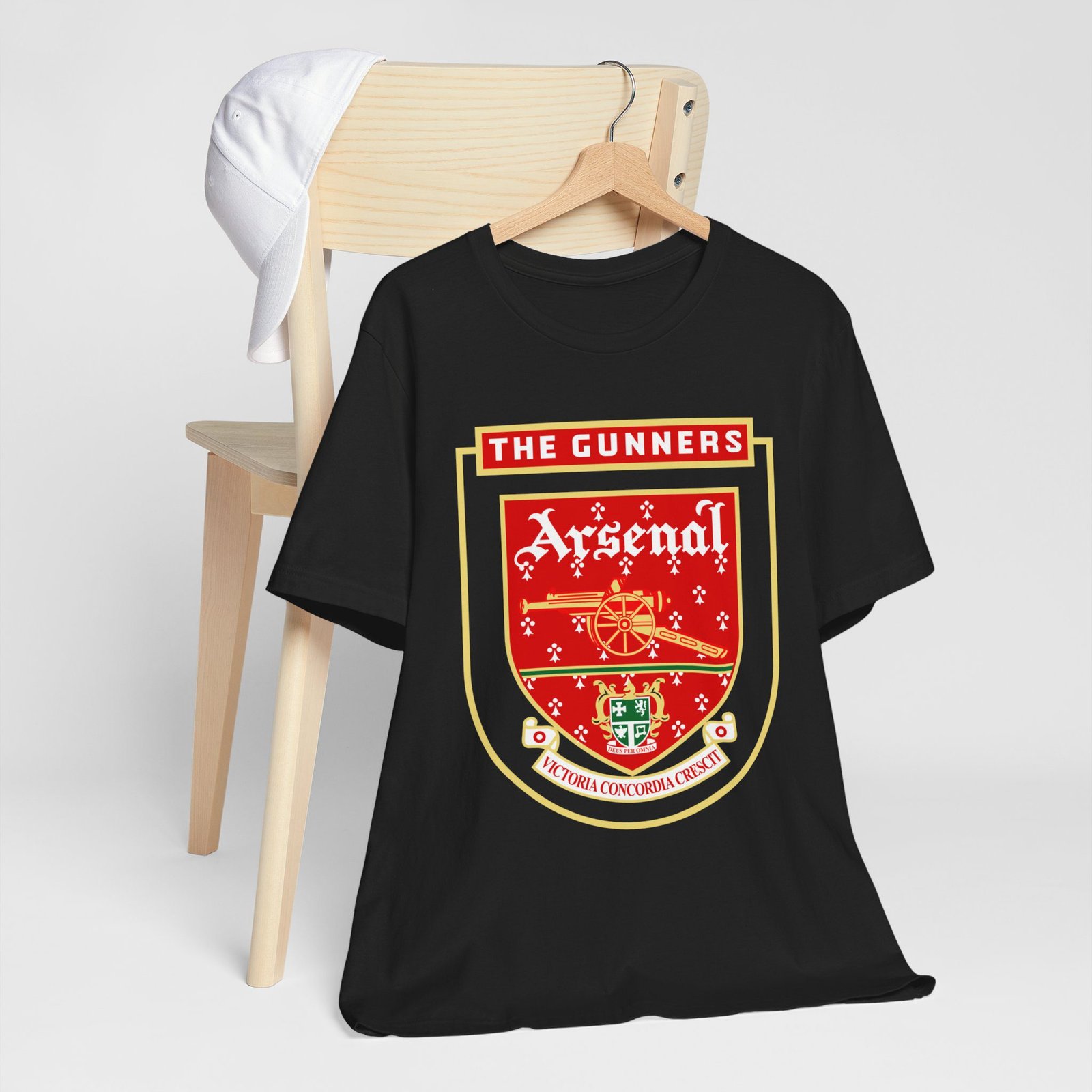 Retro Vintage Arsenal Logo T-Shirt | Arsenal Fan Tee | Arsenal FC Apparel | Gift for Him or Her | Unisex Jersey Short Sleeve Tee - Image 20