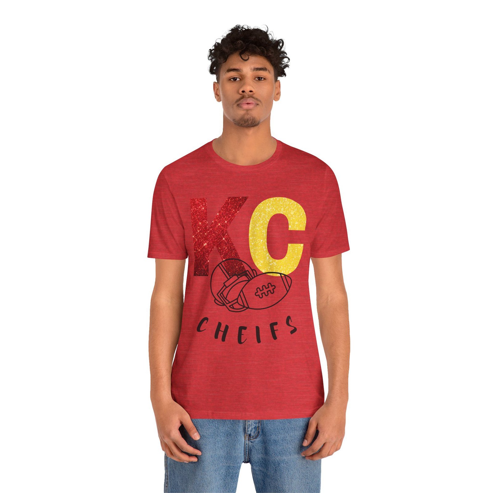 Kansas City Chiefs t shirt | KC Chiefs Hoodie | Vintage Football Pullover | Game Day Apparel | Gift for Chiefs Jersey Short Sleeve Tee - Image 44