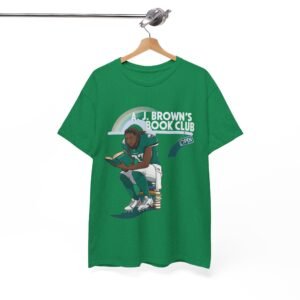 AJ Brown Philadelphia Eagles t shirt | NFL Fan Apparel | AJ's Book Club Crewneck Sweatshirt, vintage philadelphia shirt Heavy Cotton Tee