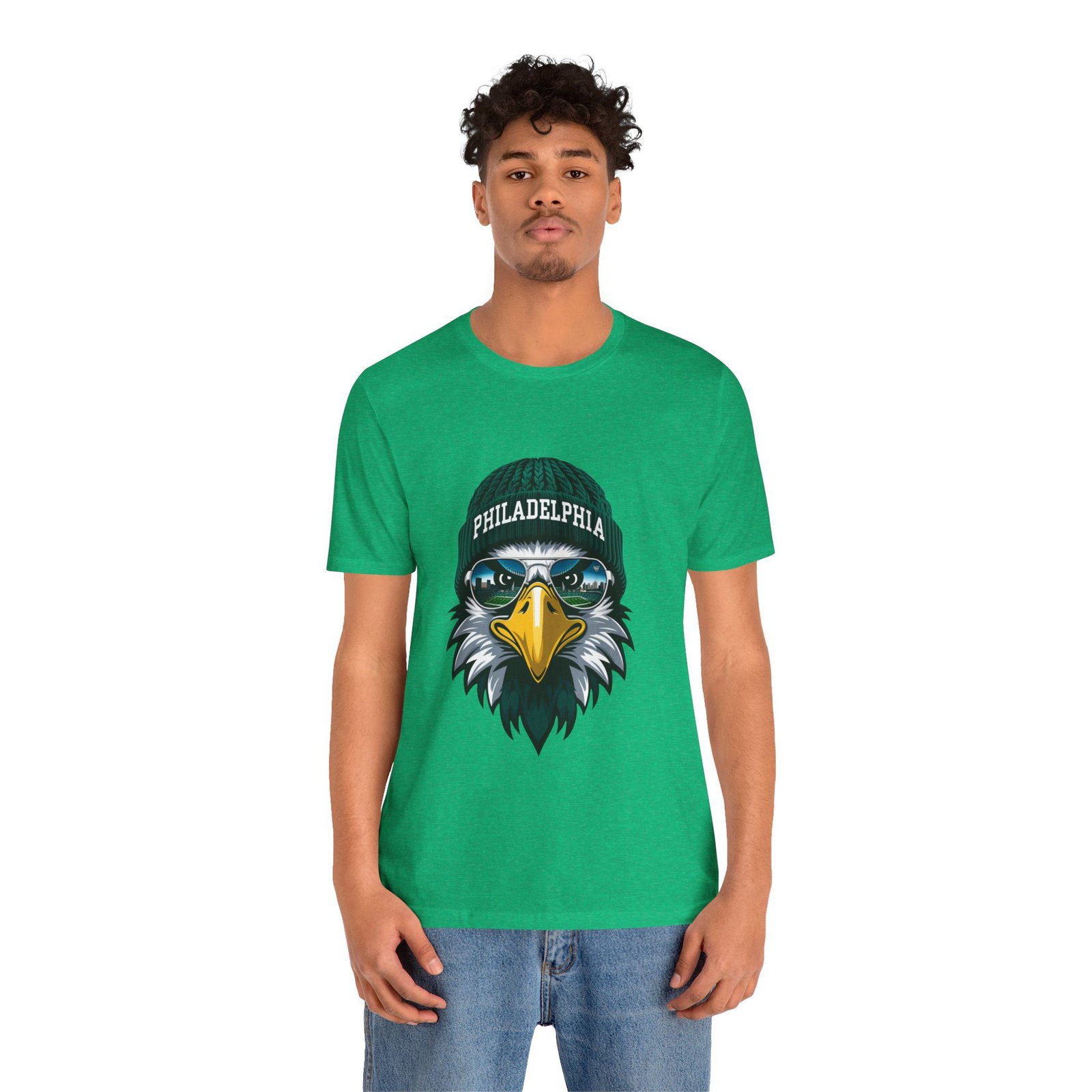 Philly Football T-Shirt | Cool Mascot with Glasses | Vintage Philly Fan Apparel | Retro Football Tee, philly goose , philadelphia eagles - Image 58