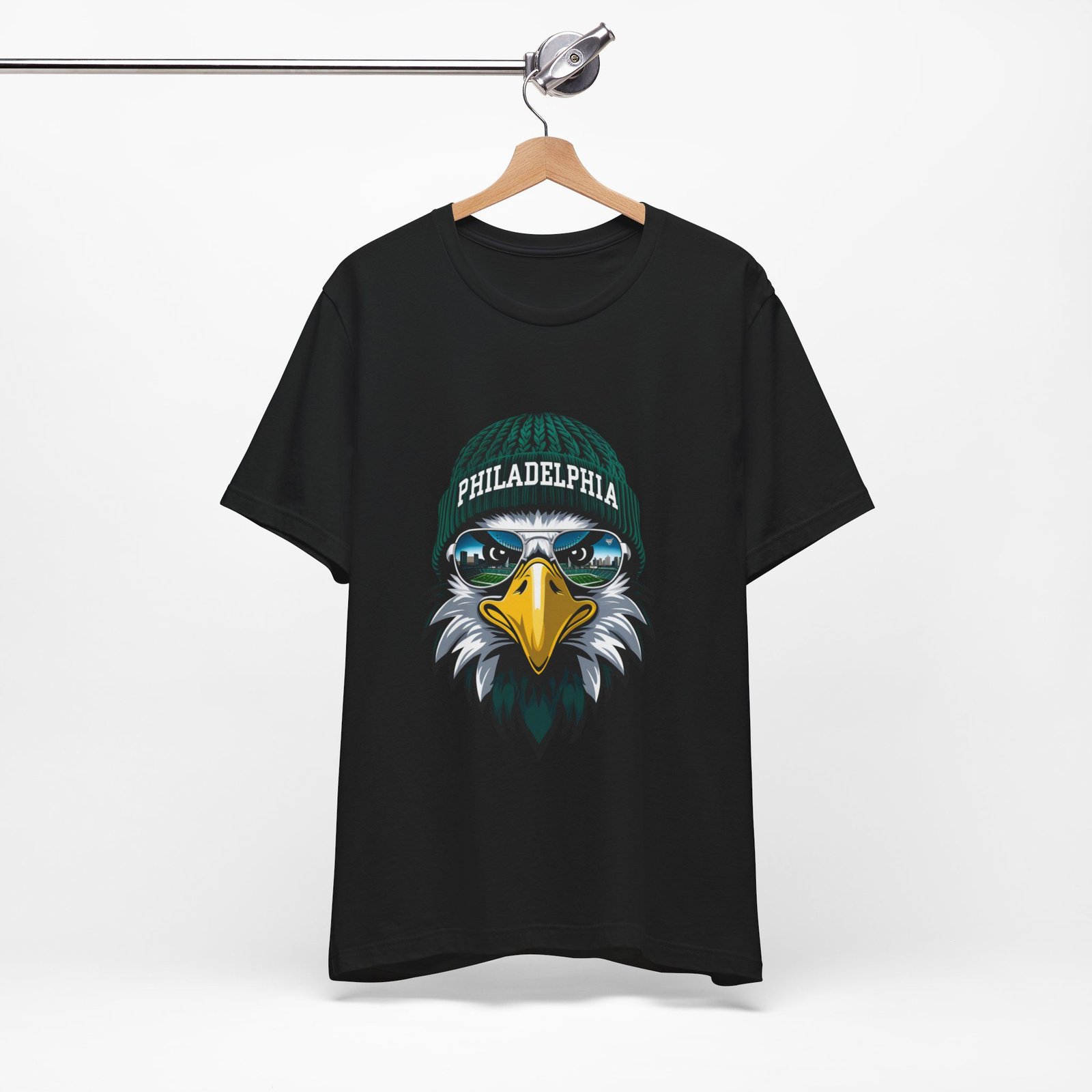 Philly Football T-Shirt | Cool Mascot with Glasses | Vintage Philly Fan Apparel | Retro Football Tee, philly goose , philadelphia eagles - Image 25
