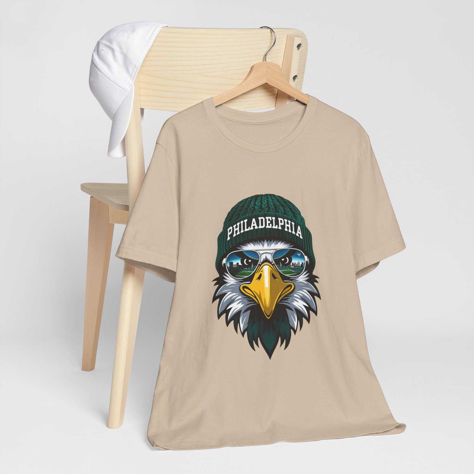 Philly Football T-Shirt | Cool Mascot with Glasses | Vintage Philly Fan Apparel | Retro Football Tee, philly goose , philadelphia eagles - Image 39
