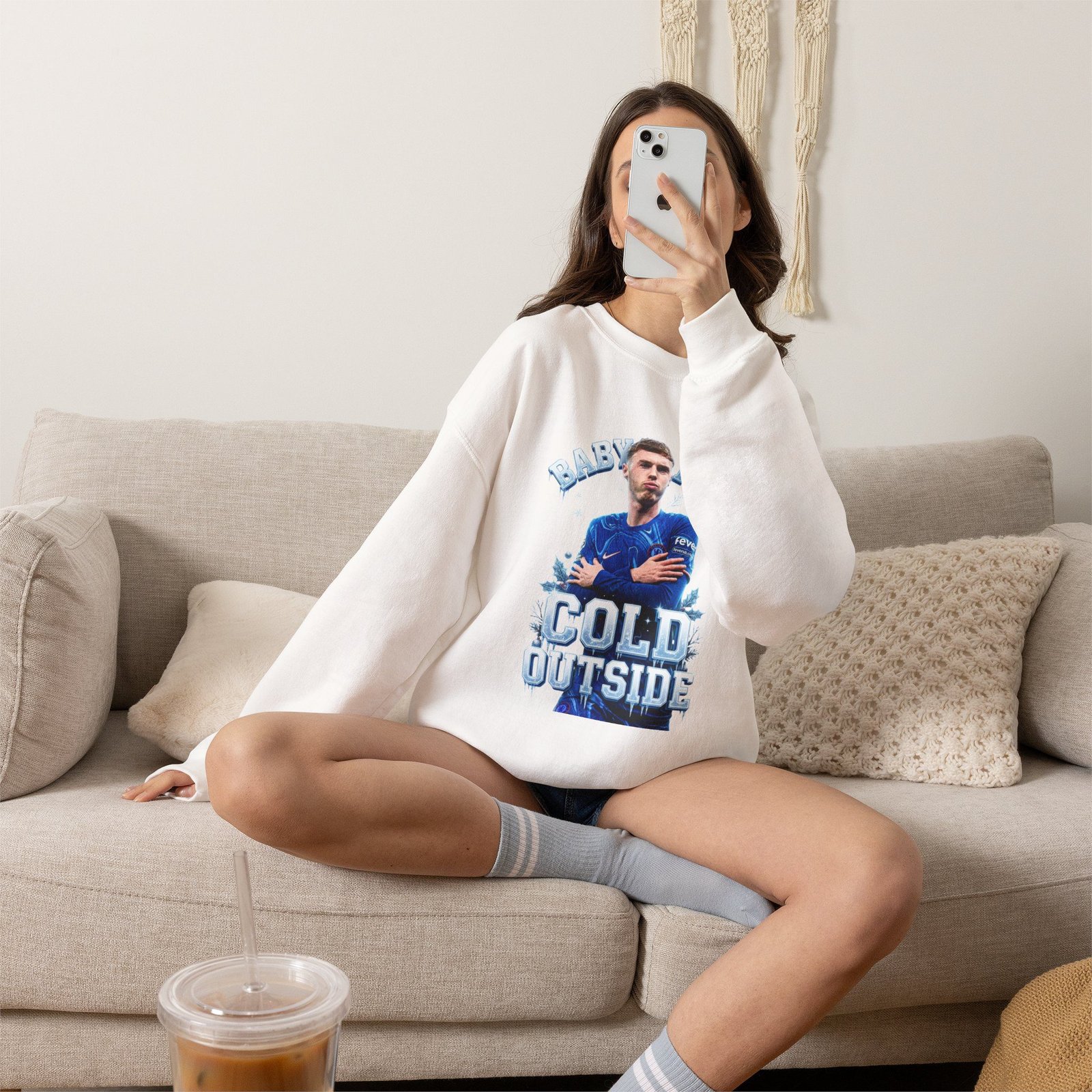 Baby It's Cold Outside sweatshirt | Cole Palmer Its Cold Outside Sweatshirt | Chelsea Football Shirt | Chelsea , Christmas Football Sweater - Image 12