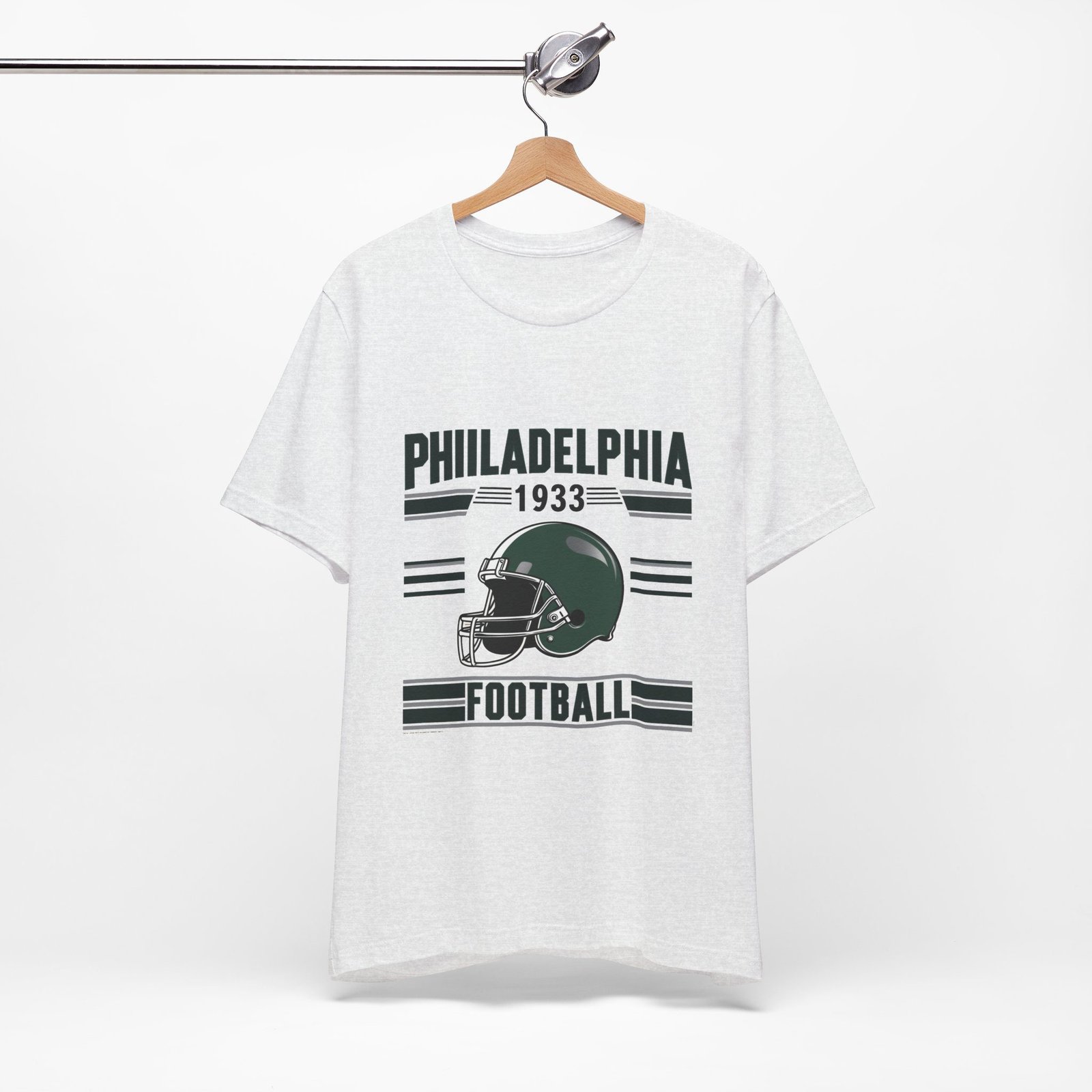 Philadelphia Football Retro T-Shirt | Eagles Game Day Gear | Philly Sports Apparel | Vintage Philadelphia Unisex Jersey Short Sleeve Tee