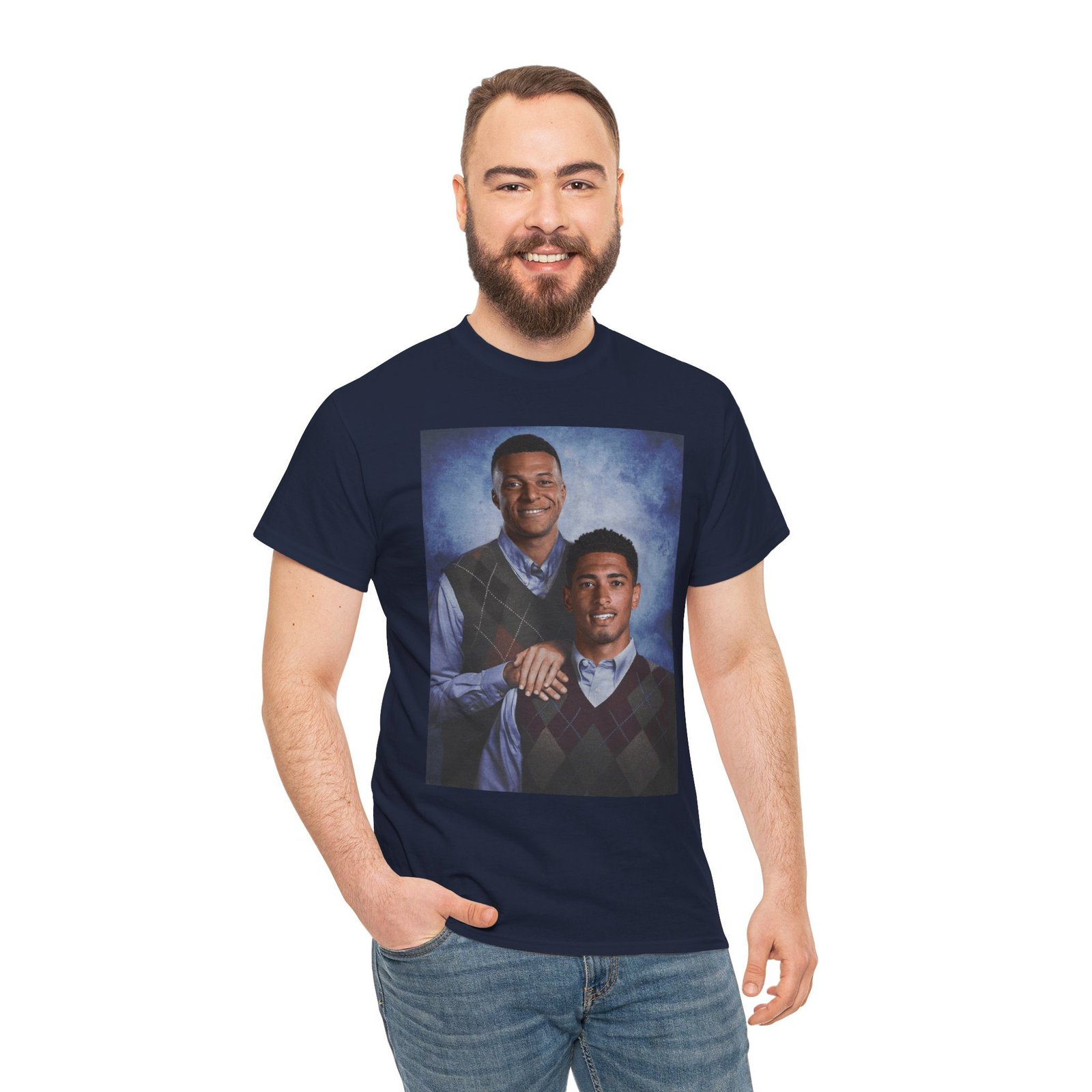 Jude Bellingham Kylian Mbappe Step Brothers T Shirt | Real Madrid Football Shirt | Madrid Fan Gift | Funny Soccer Tee | Football Gift - Image 15