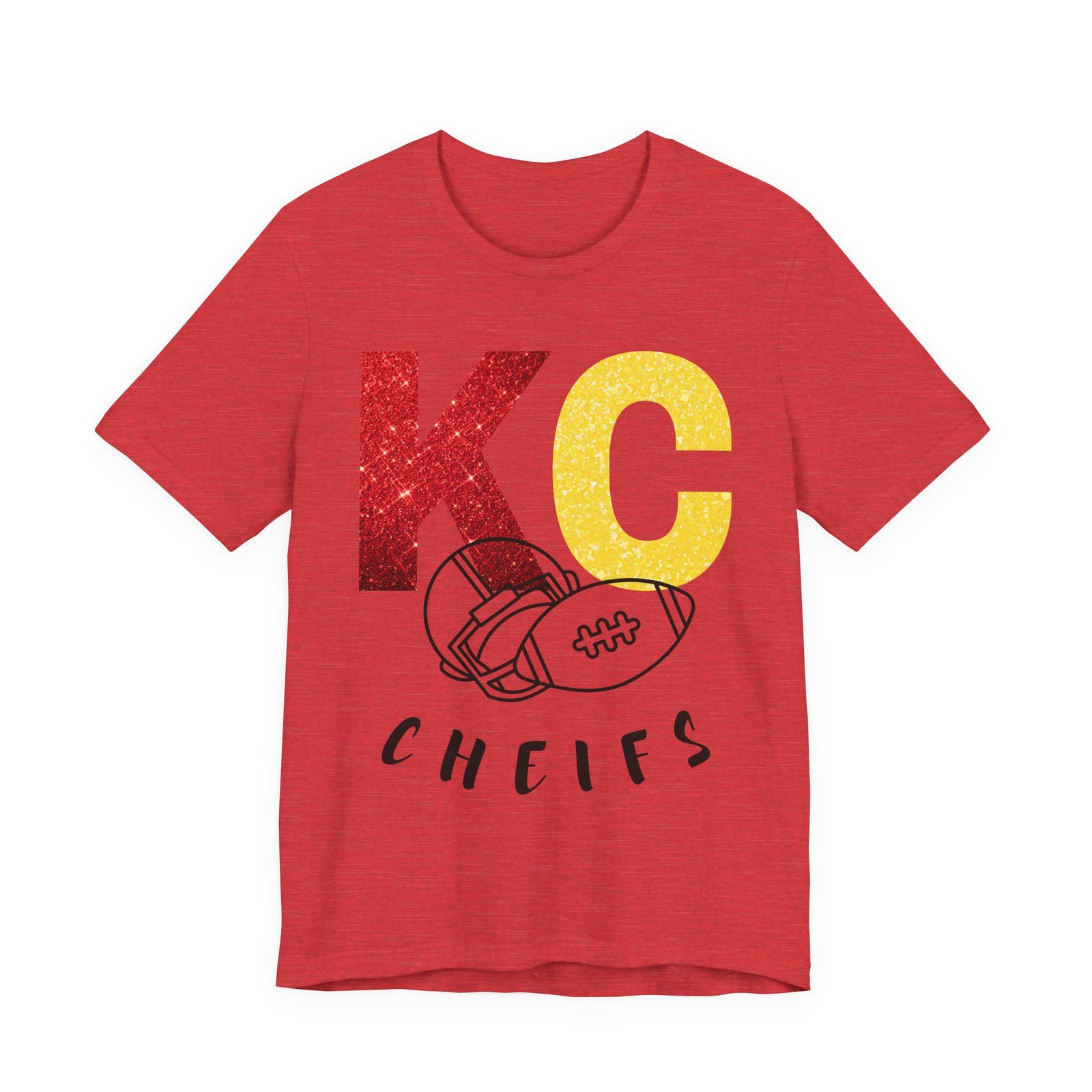 Kansas City Chiefs t shirt | KC Chiefs Hoodie | Vintage Football Pullover | Game Day Apparel | Gift for Chiefs Jersey Short Sleeve Tee - Image 42